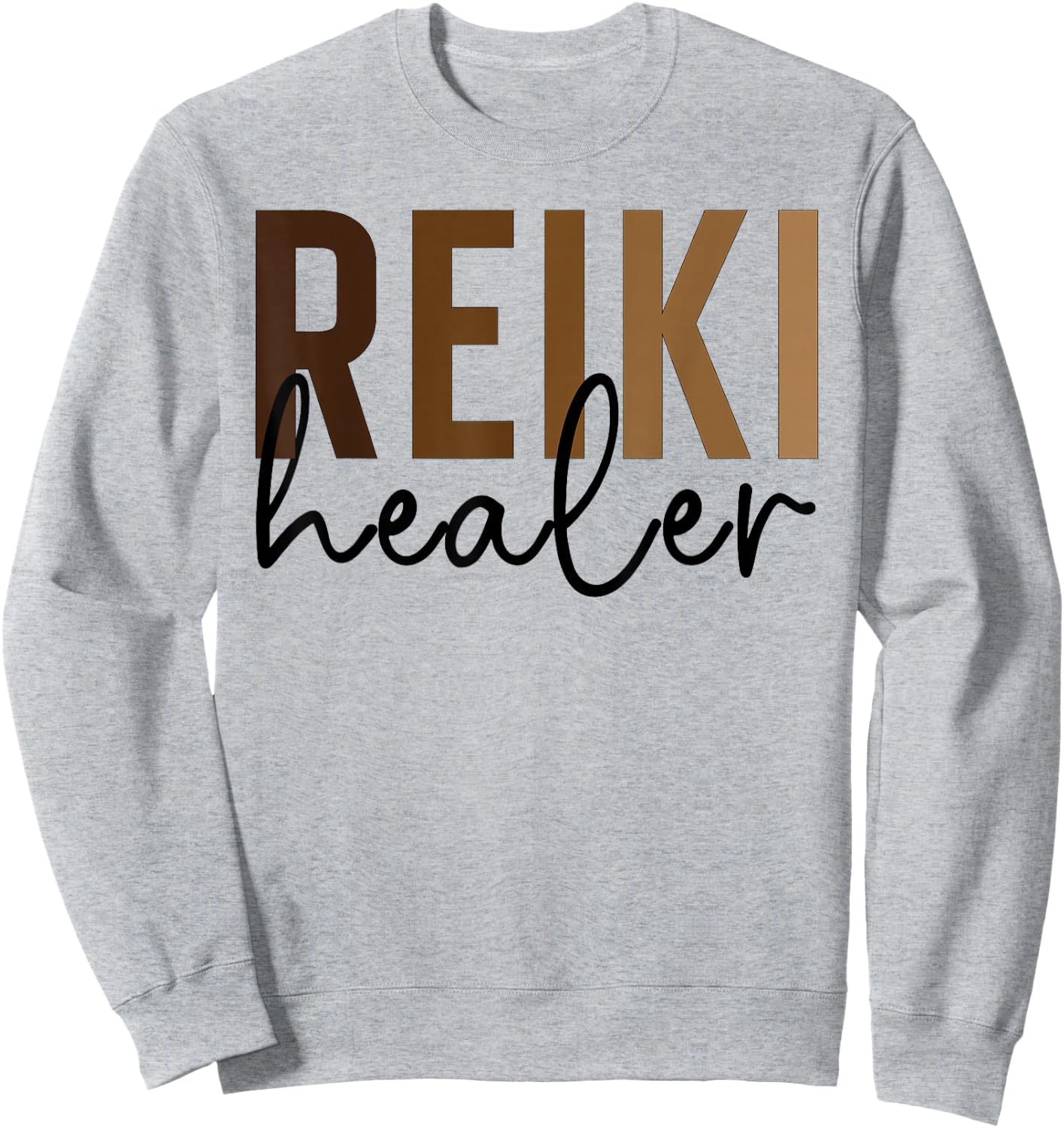 Boho Reiki Healer Reiki Practitioner Reiki Therapist Sweatshirt - Sweatshirt | Ash