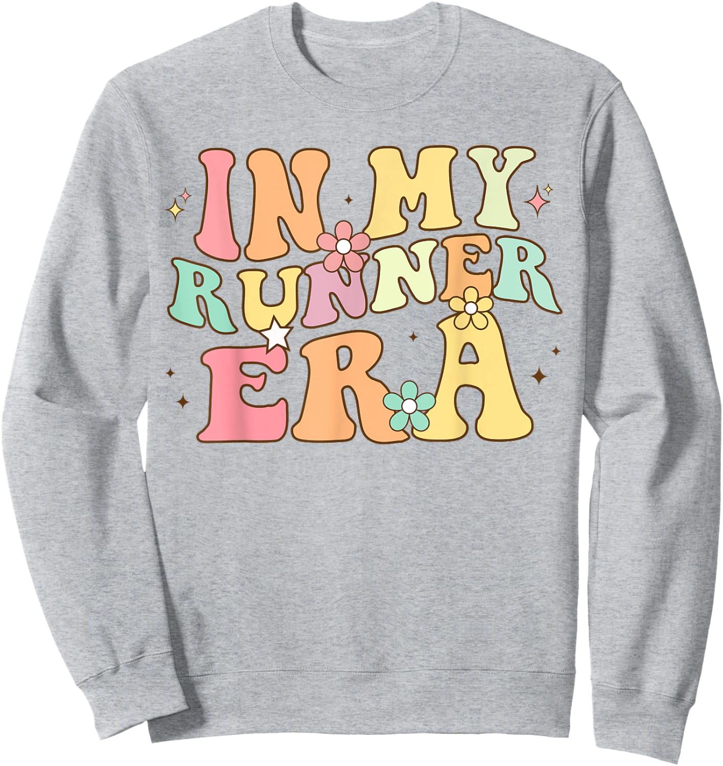 In My Runner Era Funny marathon Running track and field Sweatshirt - Sweatshirt | Ash
