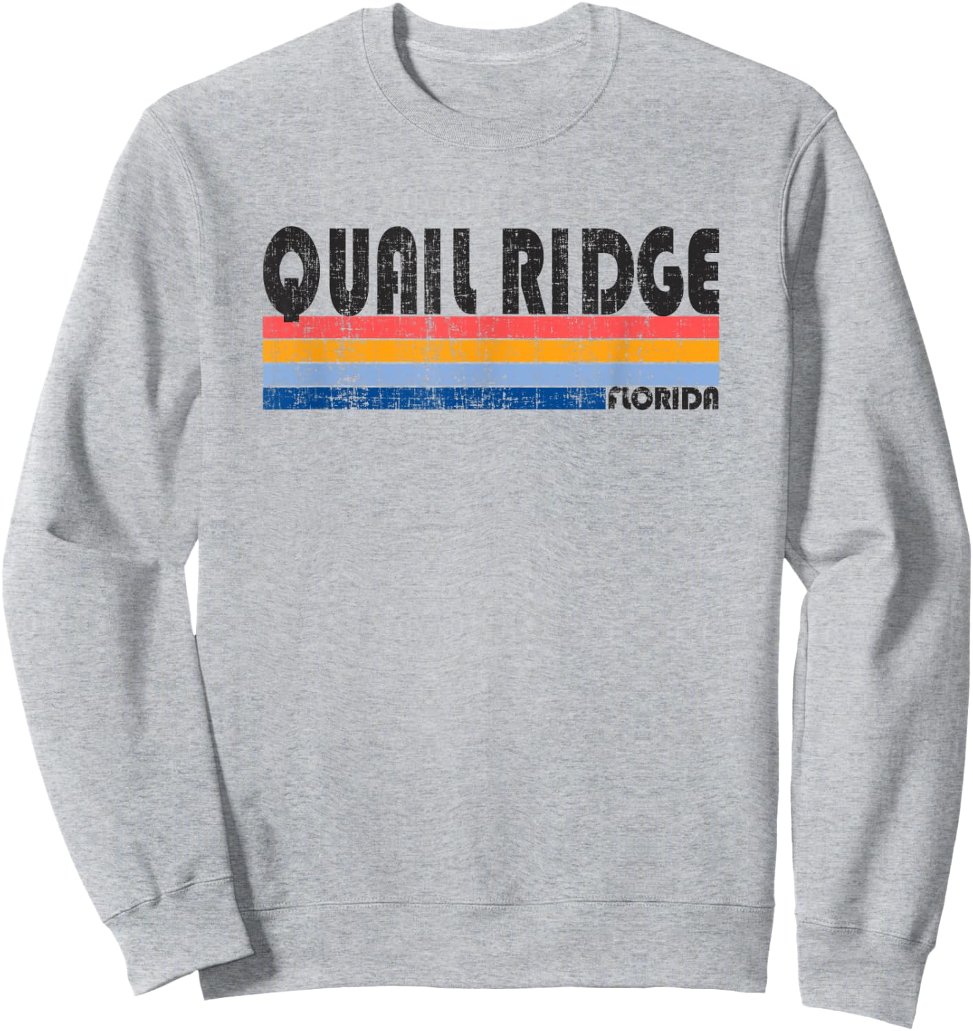 Vintage 70s 80s Style Quail Ridge, FL Sweatshirt - Sweatshirt | Ash