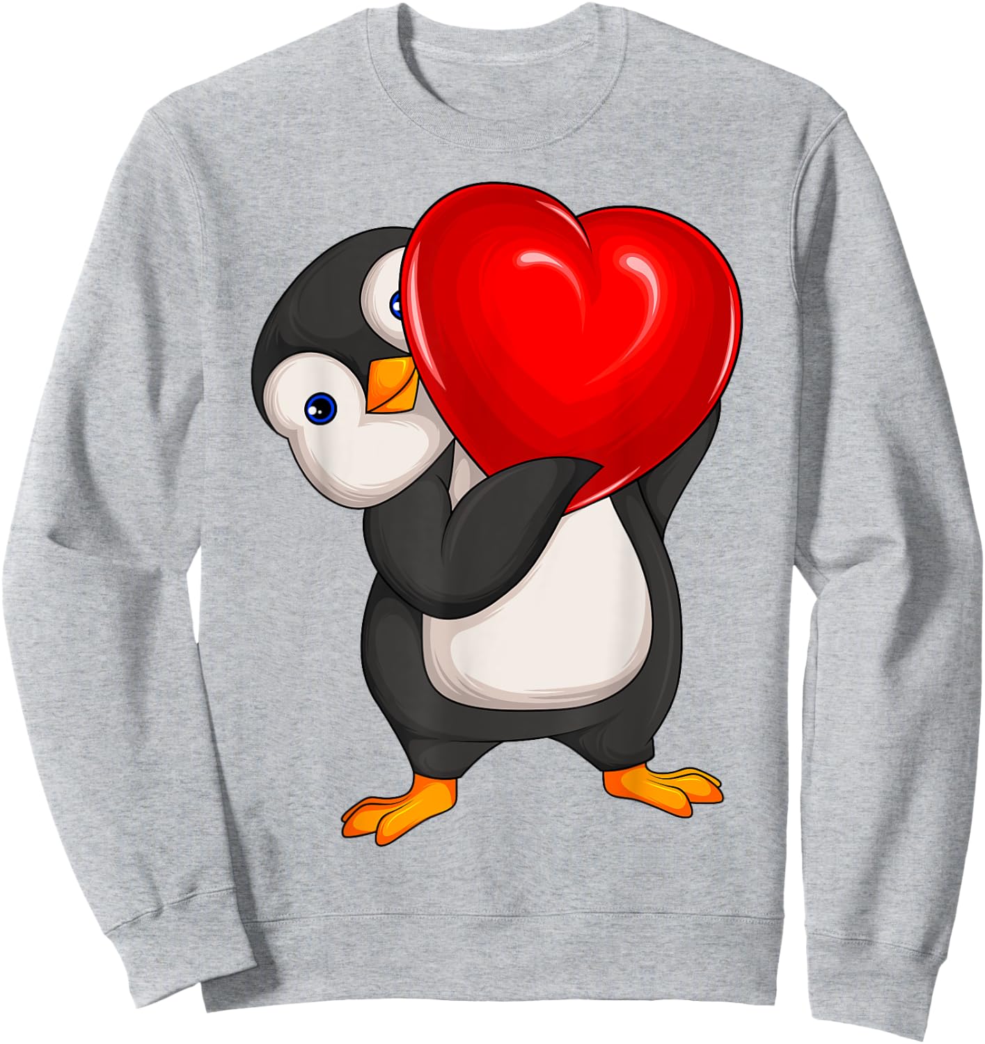 Penguin Women Girl Kids Sweatshirt - Sweatshirt | Ash