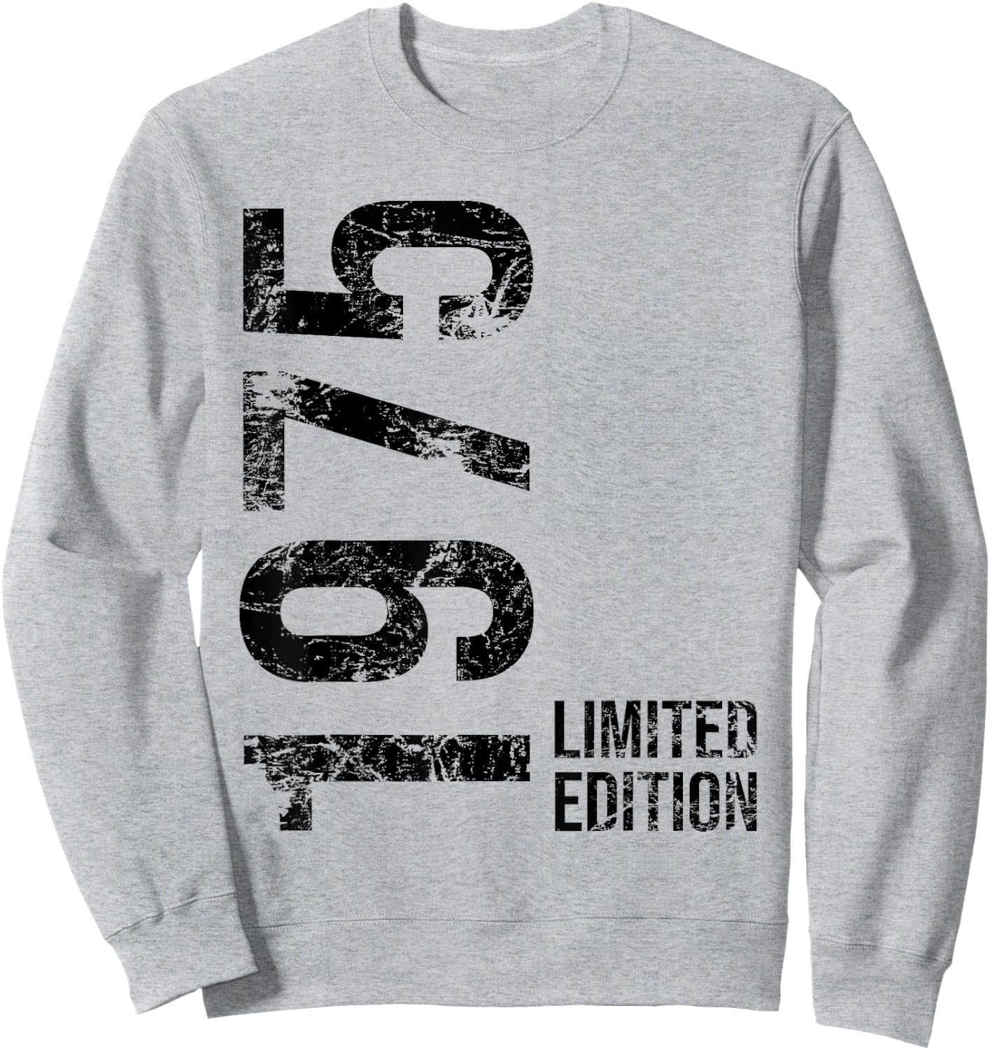 50th Birthday 50 Years Old Man Woman Vintage 1975 Sweatshirt - Sweatshirt | Ash