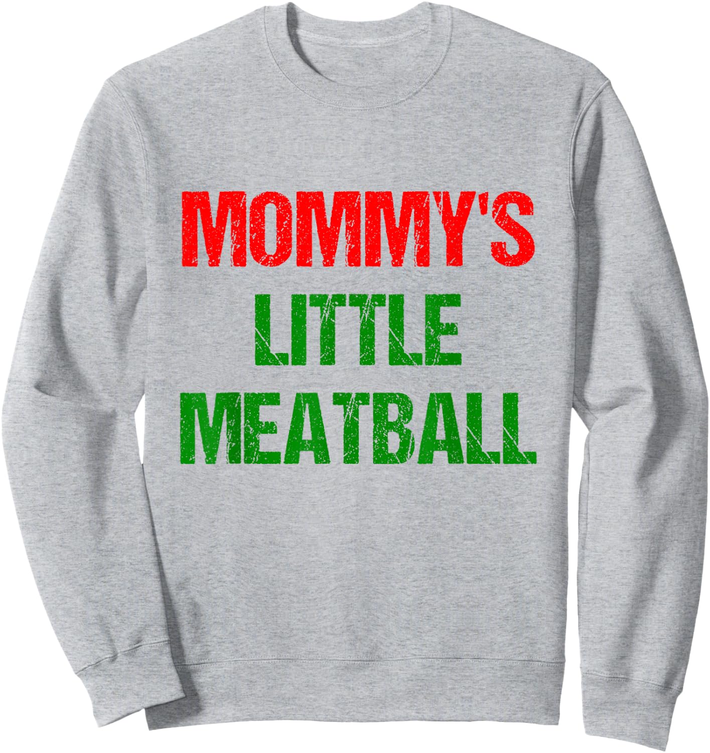 Daddy's Little Meatball - Mommy's Little Meatball Couple Sweatshirt - Sweatshirt | Ash