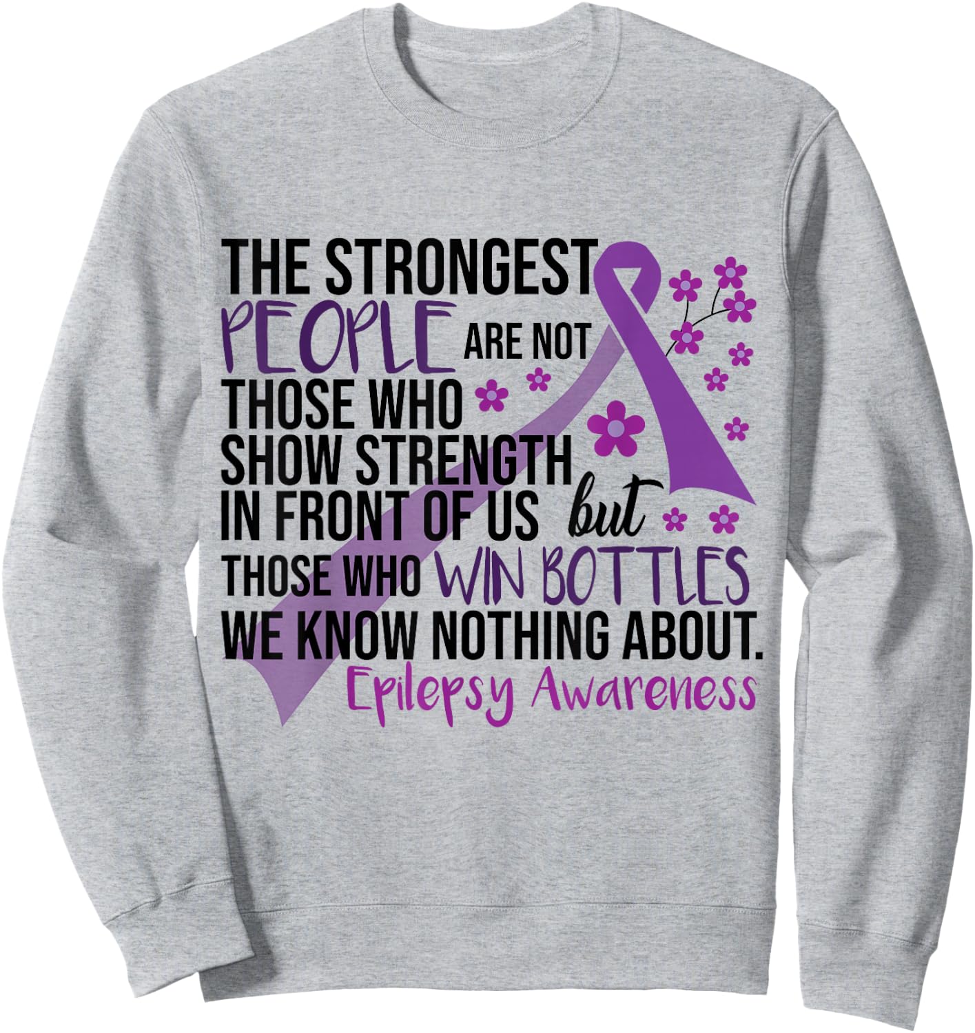 Epilepsy Sweatshirt - Sweatshirt | Ash