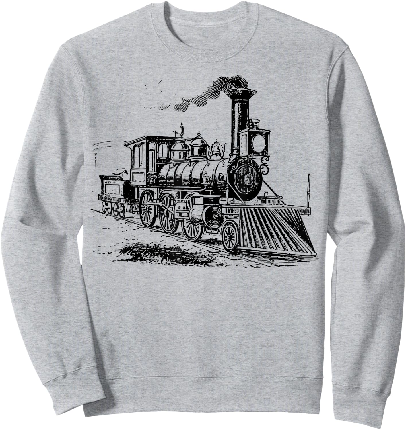 Sheldon Retro Vintage Train Steam Locomotive History Teacher Women Girls Kids Sweatshirt - Sweatshirt | Ash