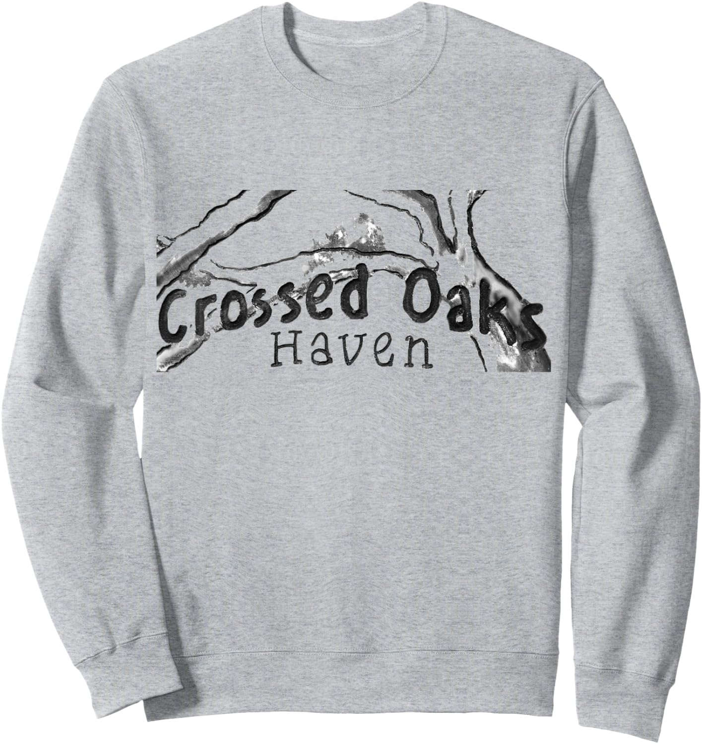 Crossed Oaks Haven Sweatshirt - Sweatshirt | Ash