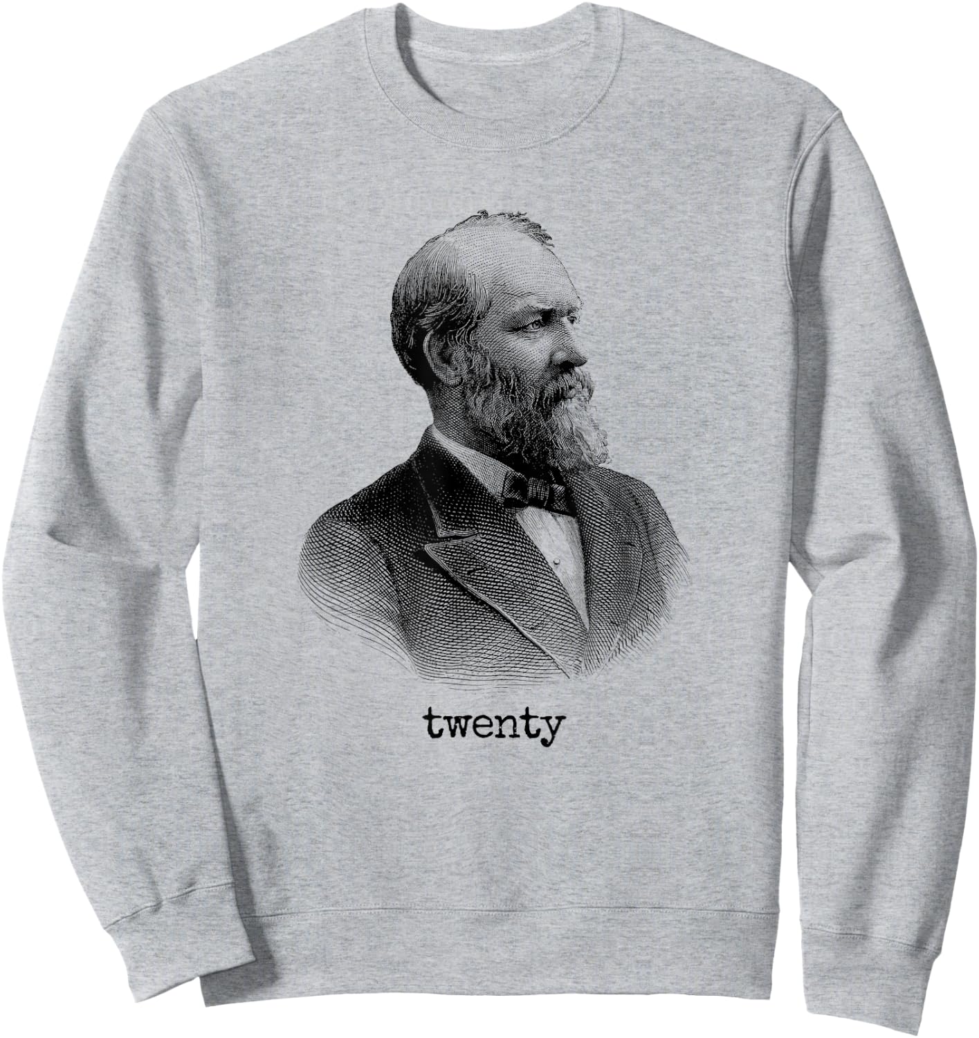 James Garfield 20th President USA Sweatshirt - Sweatshirt | Ash