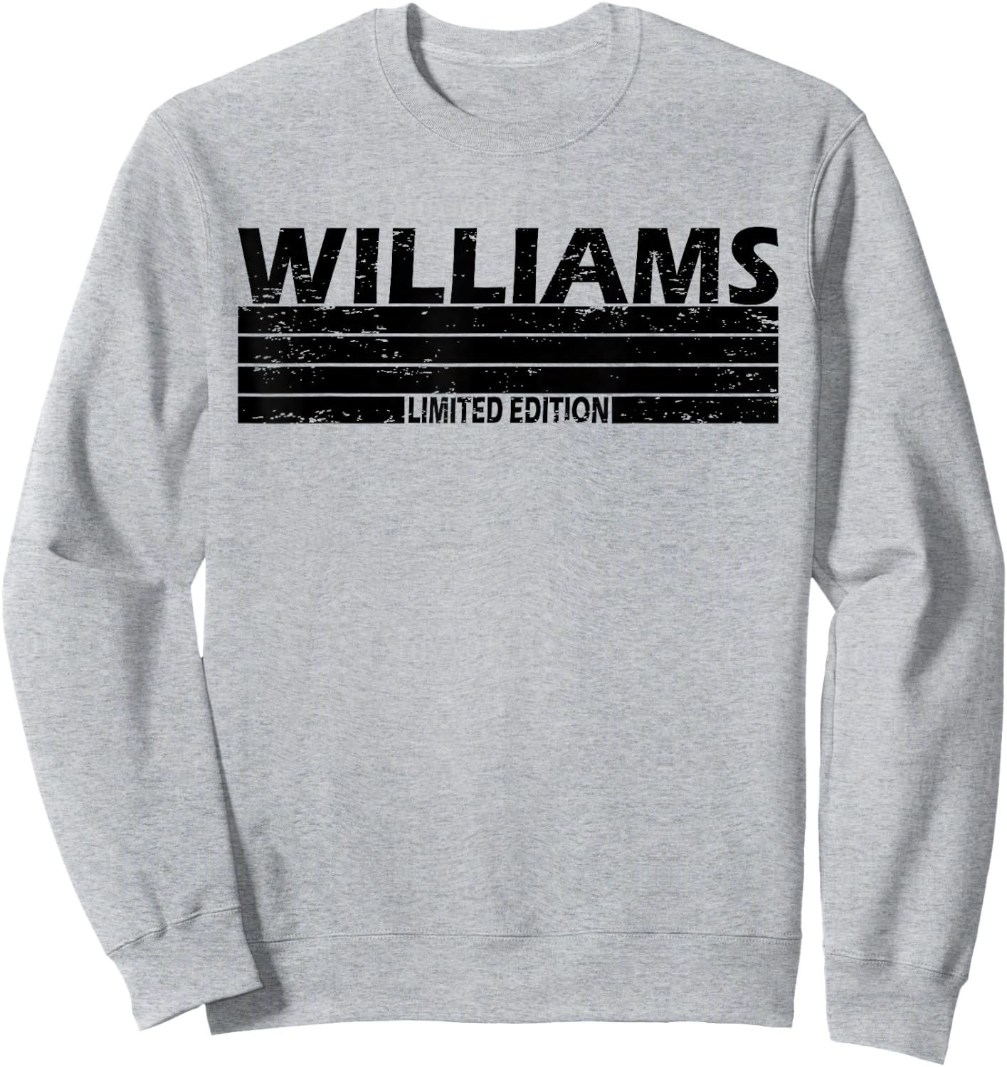 Williams Surname Limited Edition Retro Vintage Style Sunset Sweatshirt - Sweatshirt | Ash
