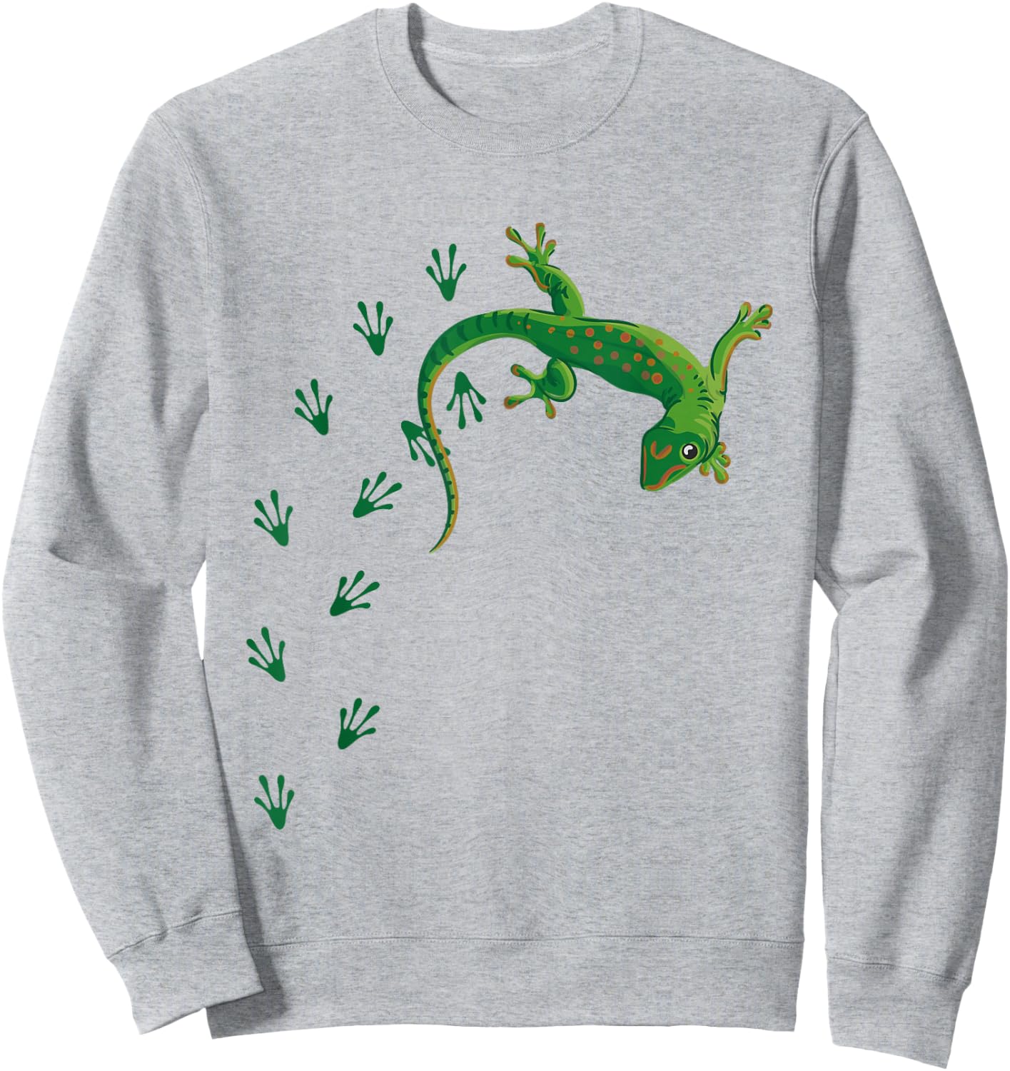 Cool Lizard Herpetology Reptile Lover Funny Lizard Design Sweatshirt - Sweatshirt | Ash