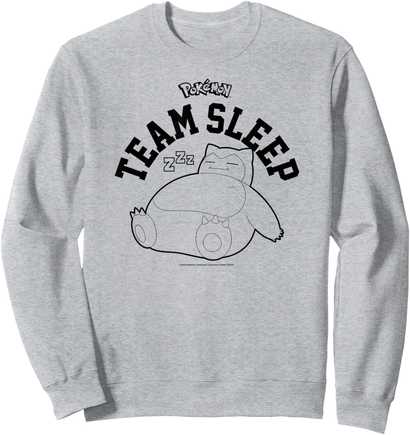 Pokémon - Snorlax Team Sleep Sweatshirt - Sweatshirt | Ash