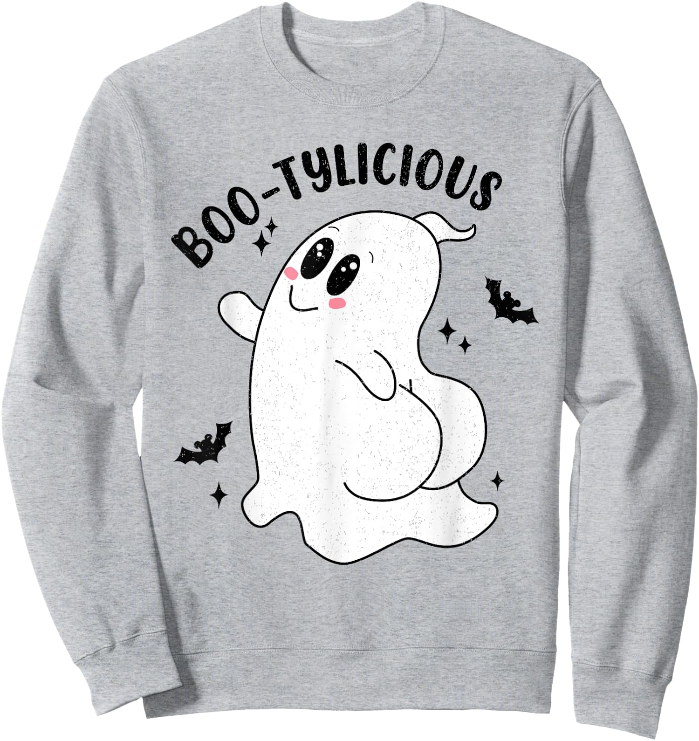Working On My Booty Funny Halloween Workout Gym Women Sweatshirt - Sweatshirt | Ash