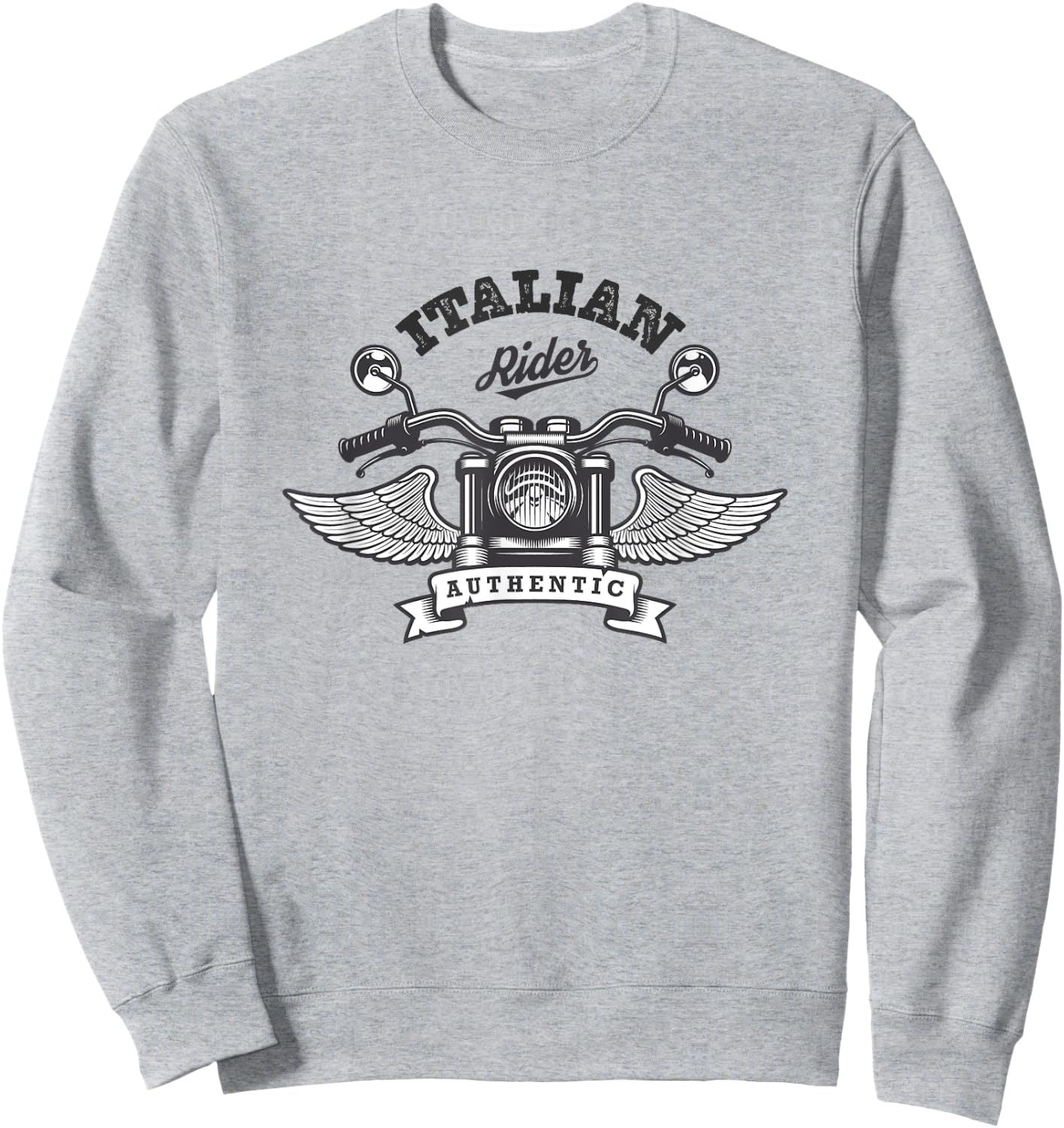 Italian Motorcycle Sweatshirt - Sweatshirt | Ash