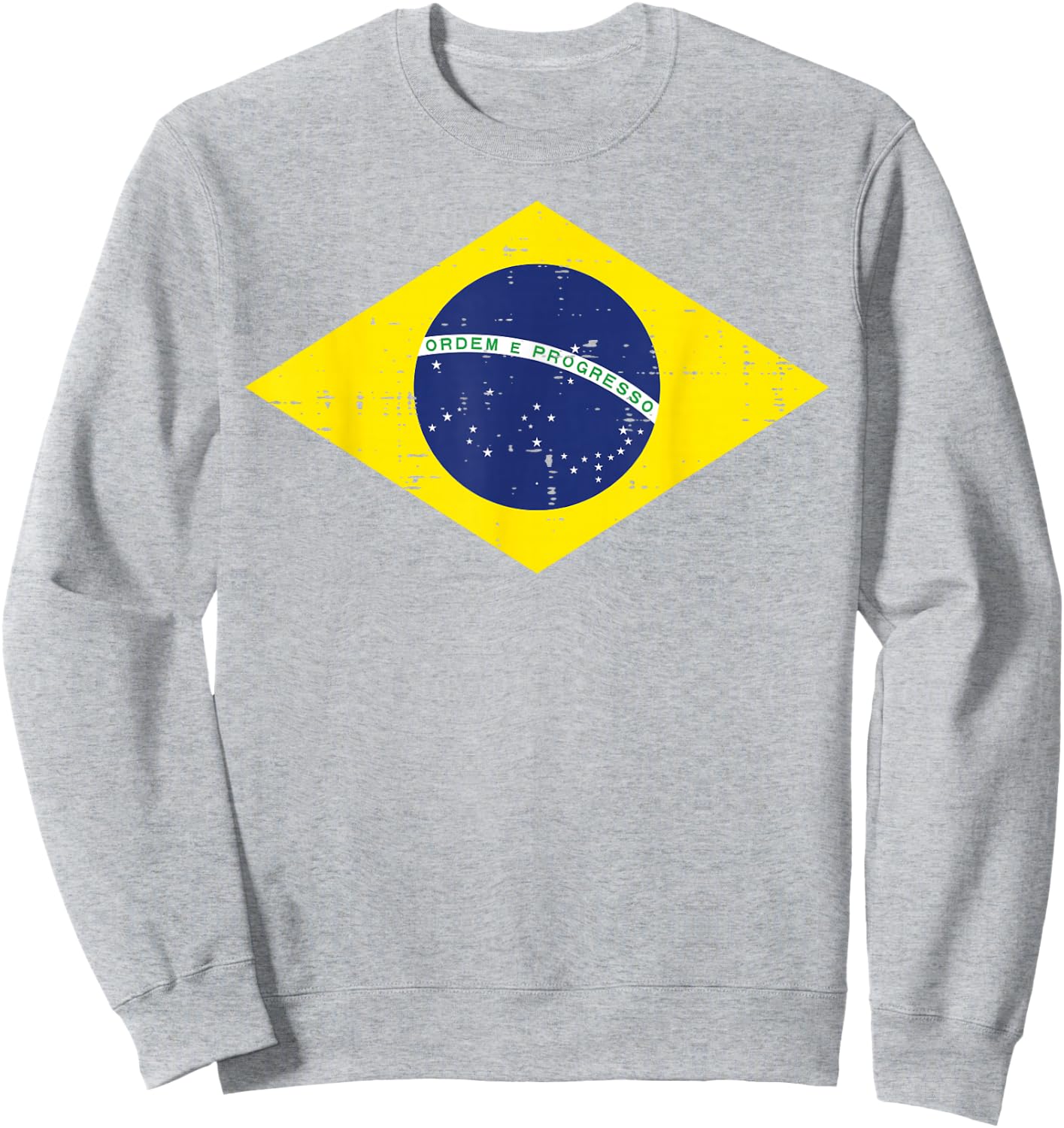 Green Brazil Flag Soccer Fan Men Women Boys Girls Kids Sweatshirt - Sweatshirt | Ash