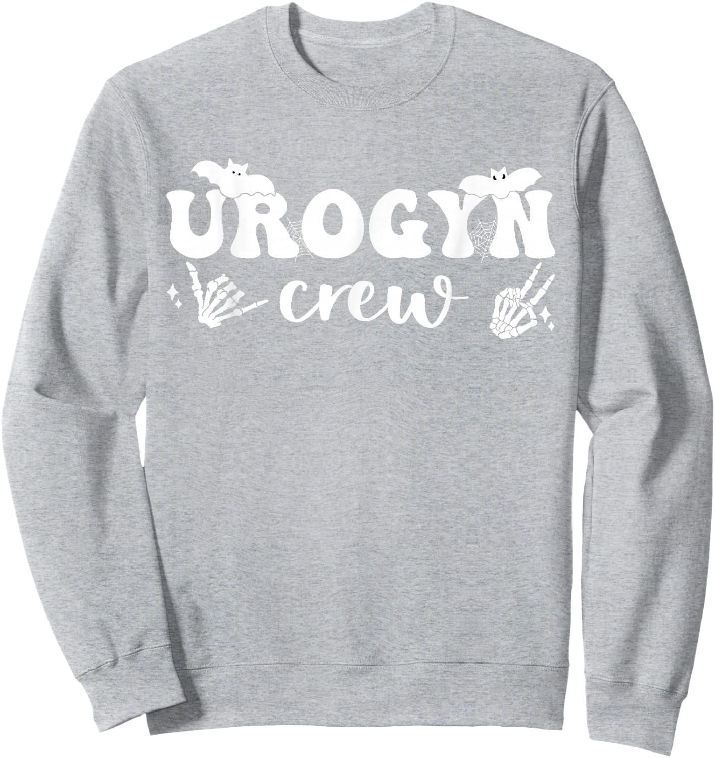 Halloween UROGYN Nurse Crew Spooky Urogynecology Nurse Squad Sweatshirt - Sweatshirt | Ash