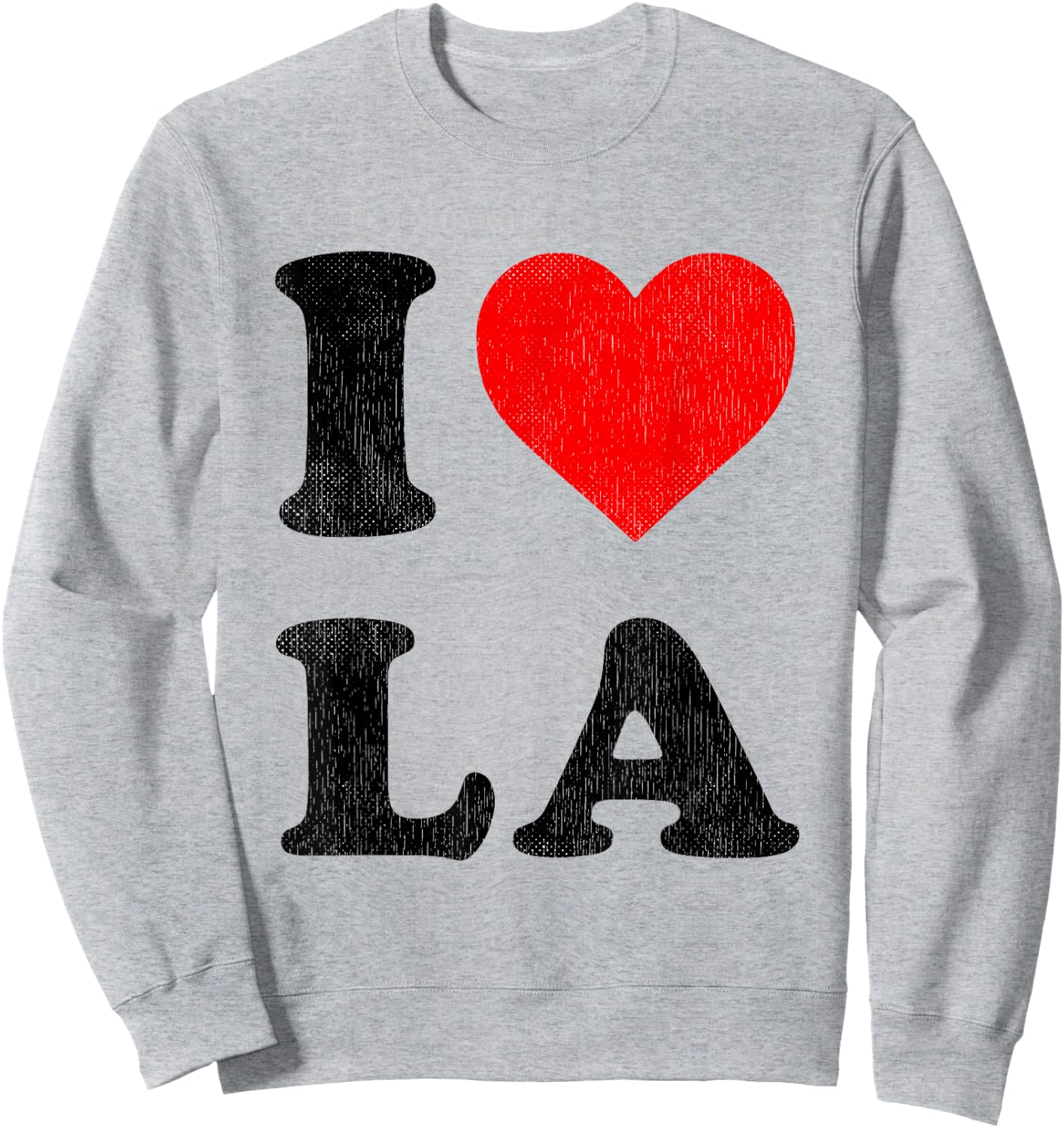 I Heart LA Souvenir I Love Los Angeles Sweatshirt - Sweatshirt | Ash