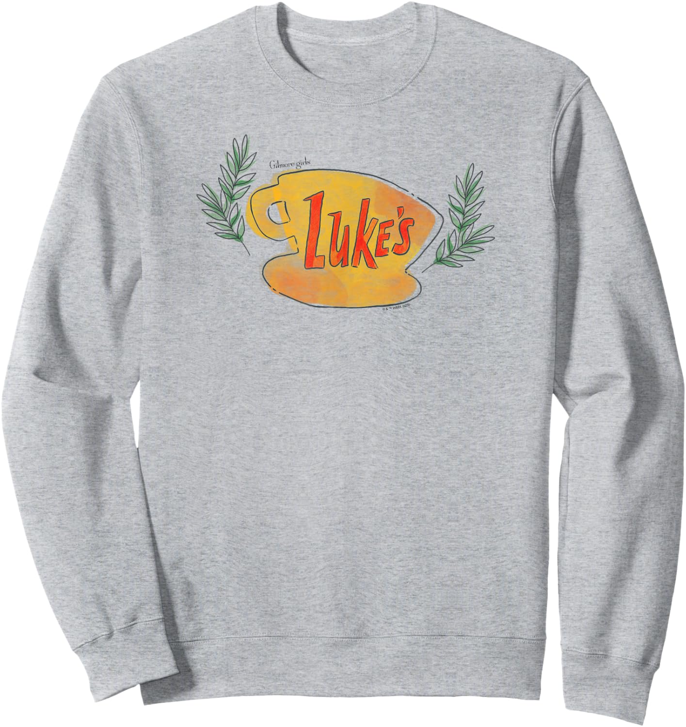 Gilmore Girls - Luke Coffee Cup Sweatshirt - Sweatshirt | Ash