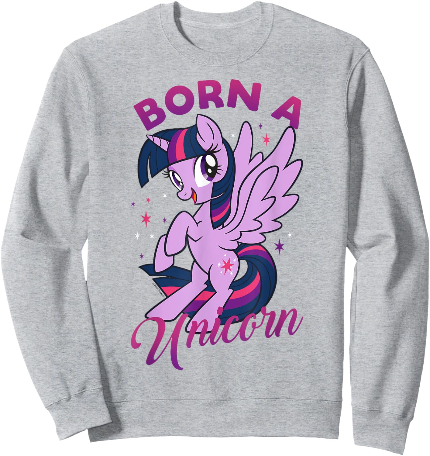 My Little Pony: Friendship Is Magic Twilight Born A Unicorn Sweatshirt - Sweatshirt | Ash