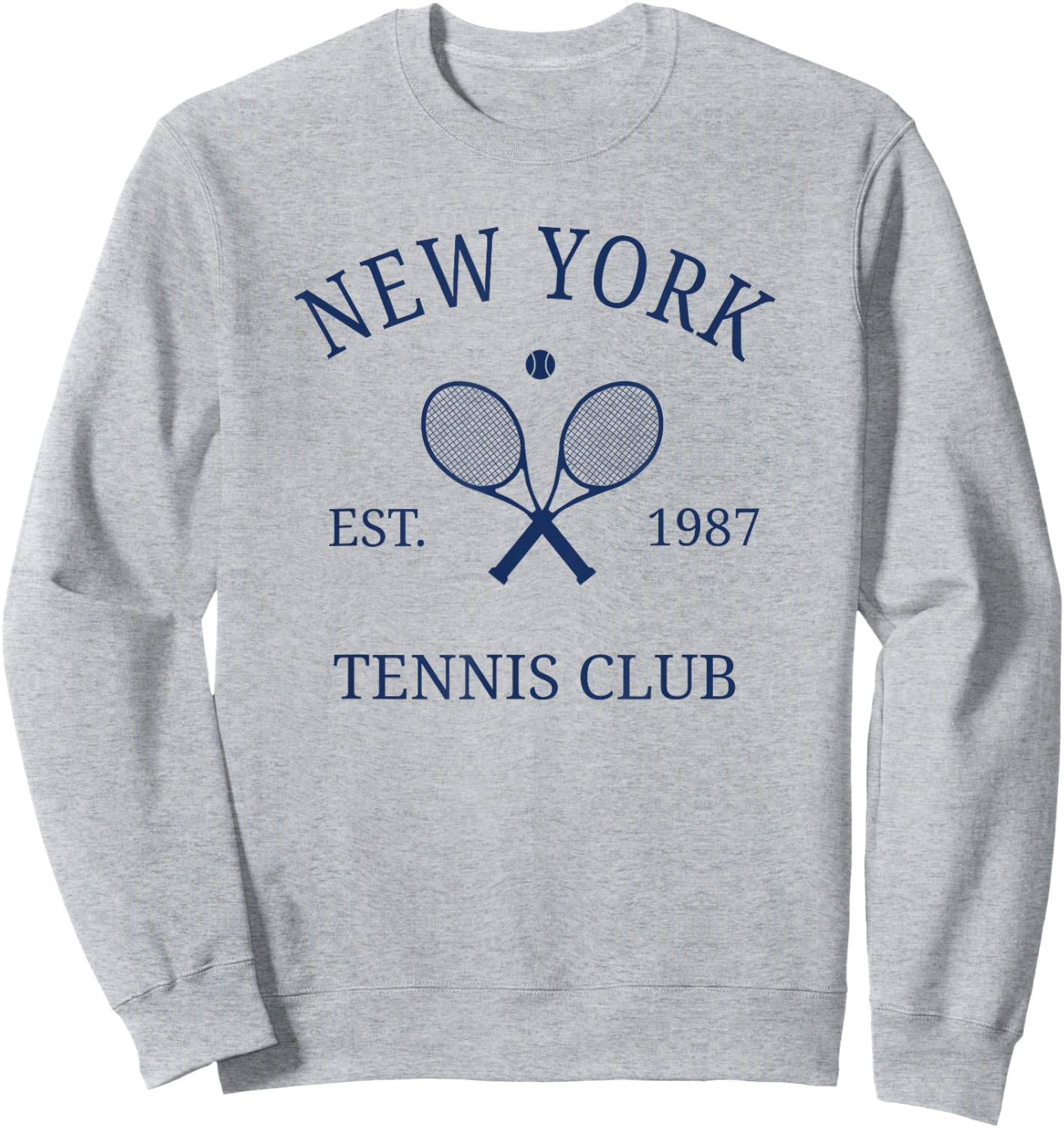 New York Athletics Tennis Club Racquet Prep NY Sweatshirt - Sweatshirt | Ash