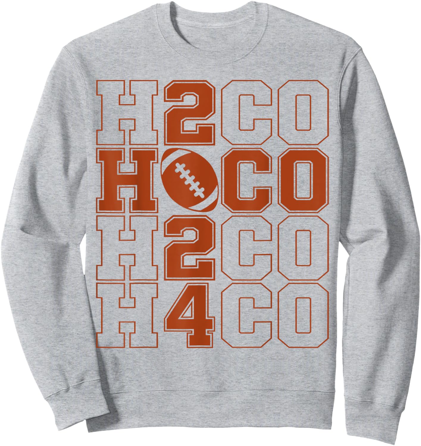 Hoco 2024 Football Funny Homecoming Football 2024 Sweatshirt - Sweatshirt | Ash