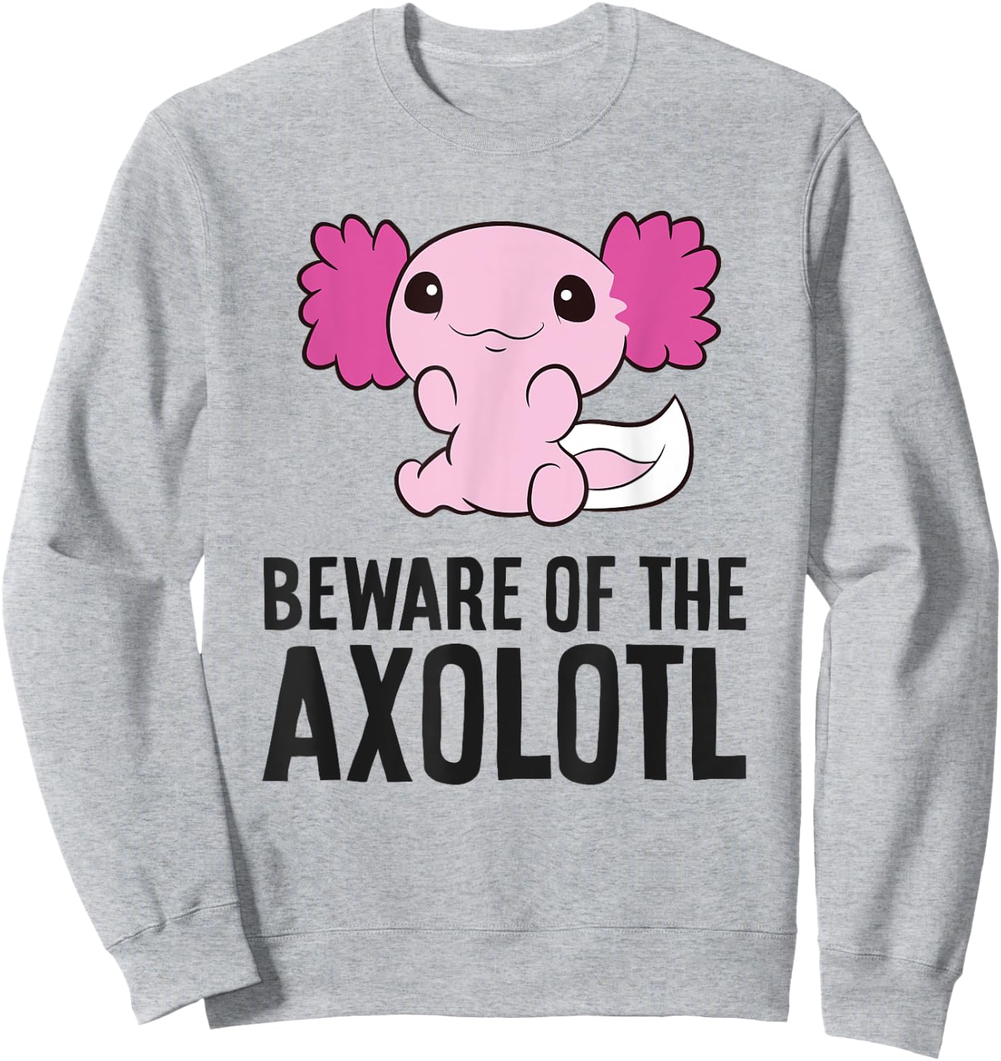 Axolotl Owner Pet Axolotl Beware Of The Axolotl Sweatshirt - Sweatshirt | Ash