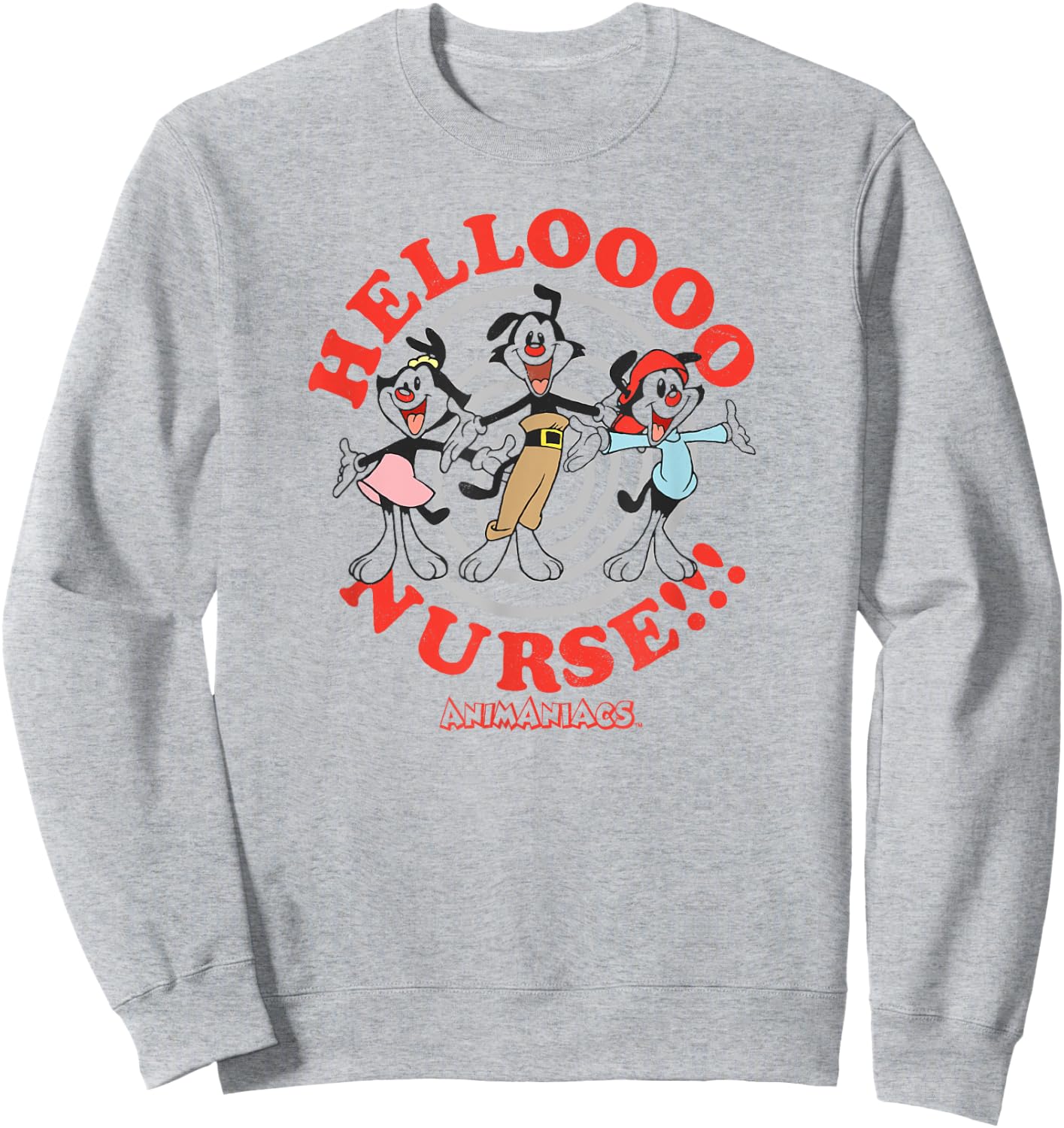 Animaniacs Hello Nurse Sweatshirt - Sweatshirt | Ash