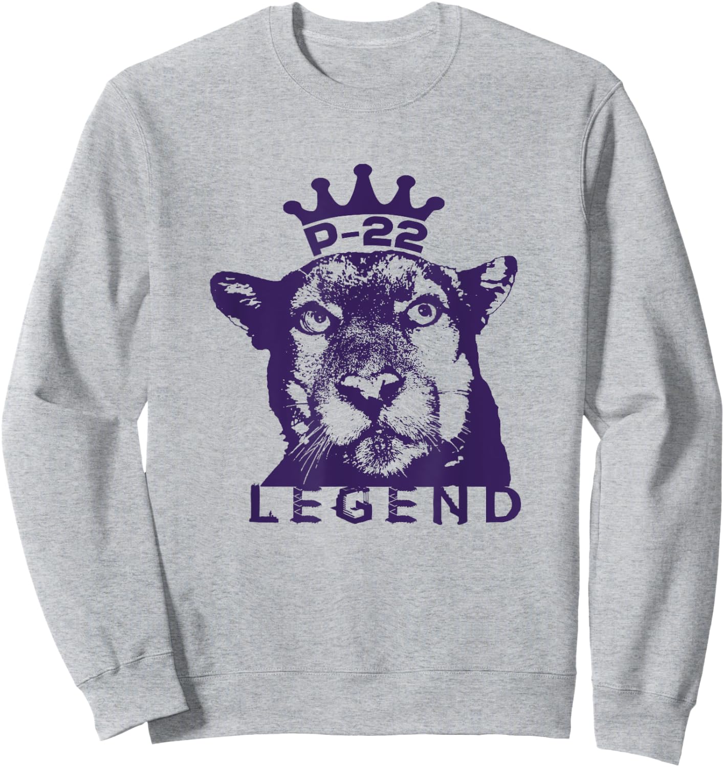P-22 Legend Mountain Lion Sweatshirt - Sweatshirt | Ash