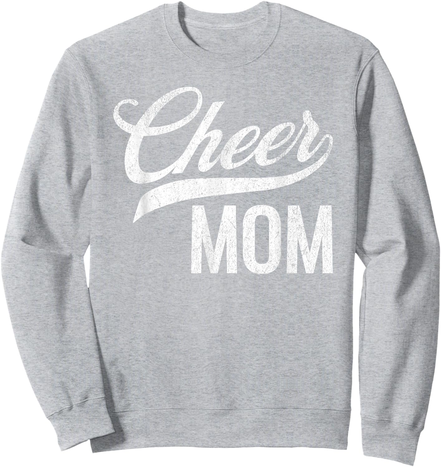 Cheer Mom Green Cheerleading Matching Parents Sweatshirt - Sweatshirt | Ash