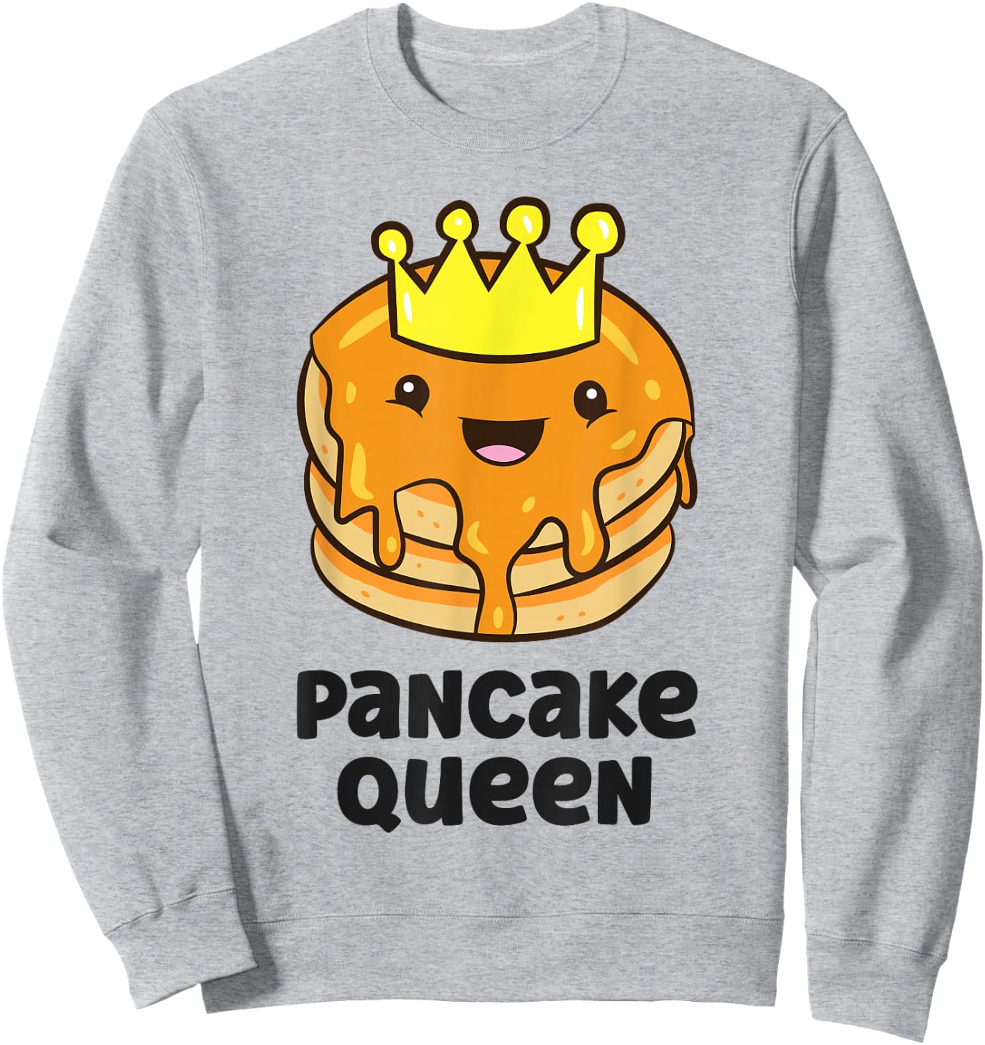 Pancake King Pancake Maker Funny Pancake Sweatshirt - Sweatshirt | Ash