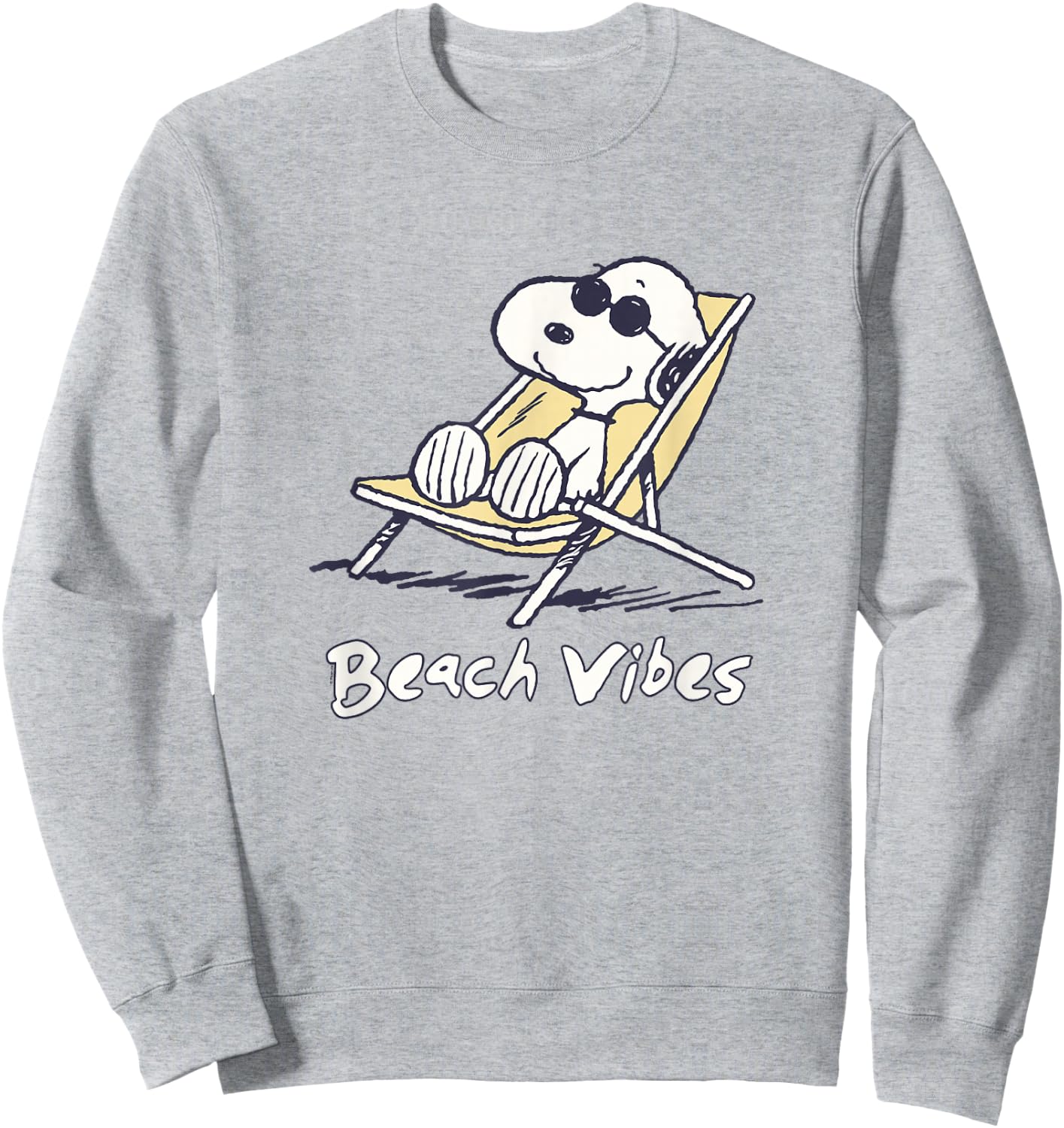 Peanuts - Snoopy Beach Vibes Sweatshirt - Sweatshirt | Ash