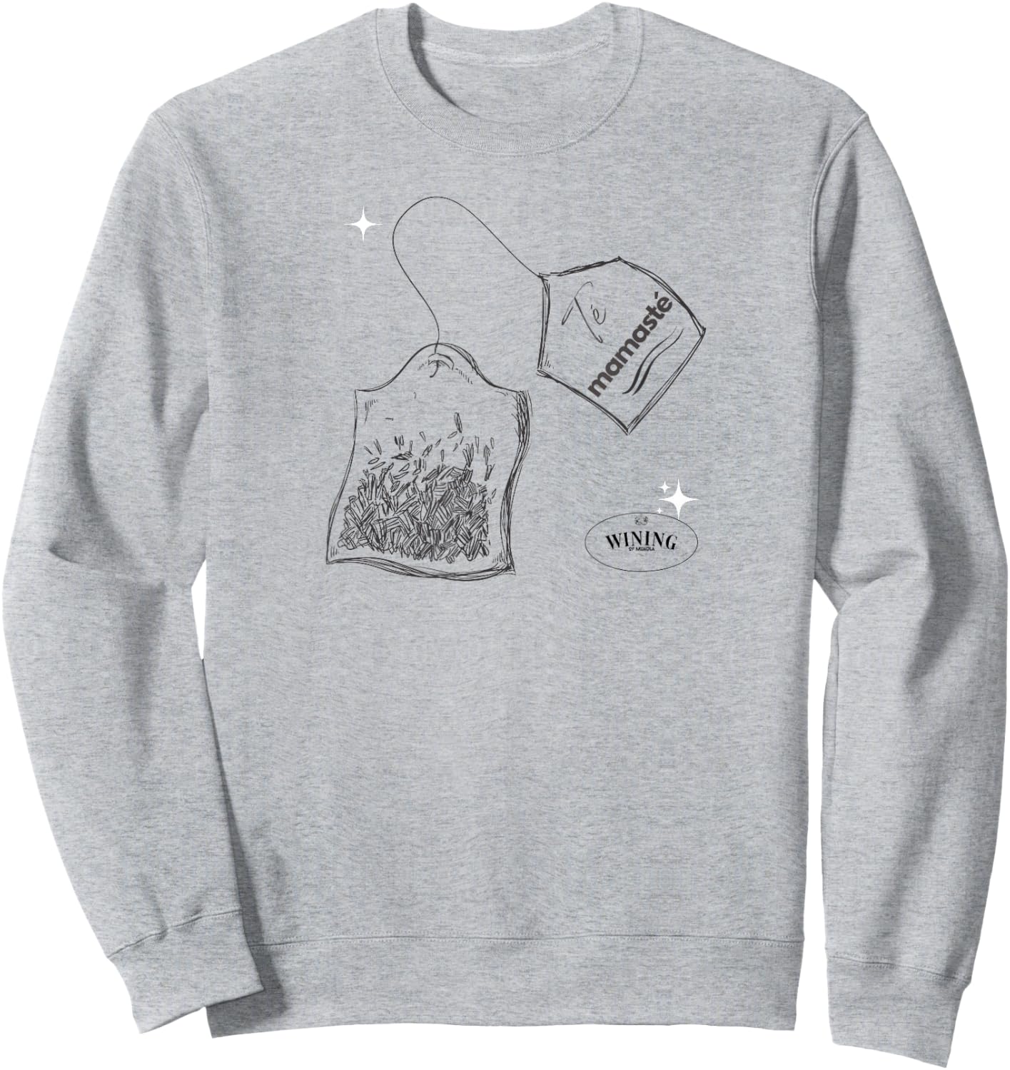 Tea Namaste Sweatshirt - Sweatshirt | Ash