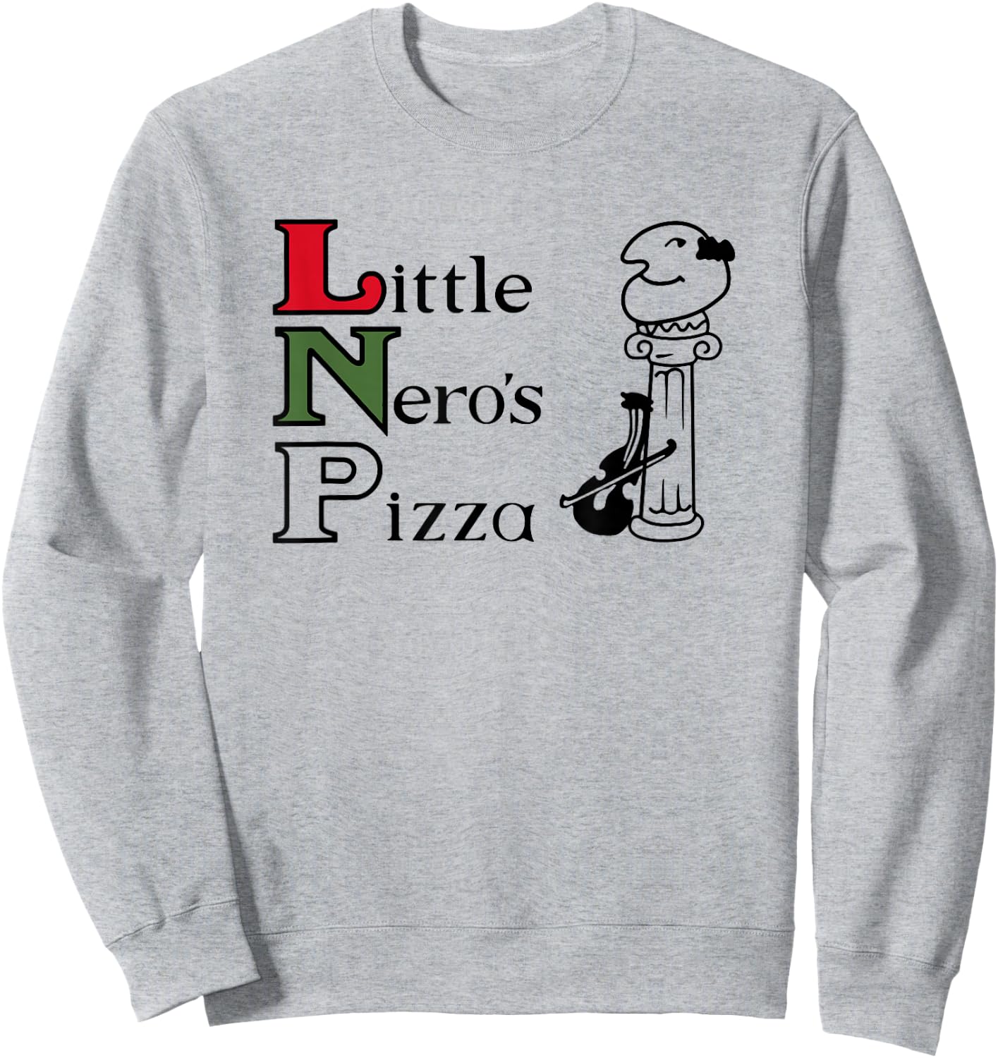 Little Nero's Pizza Sweatshirt - Sweatshirt | Ash