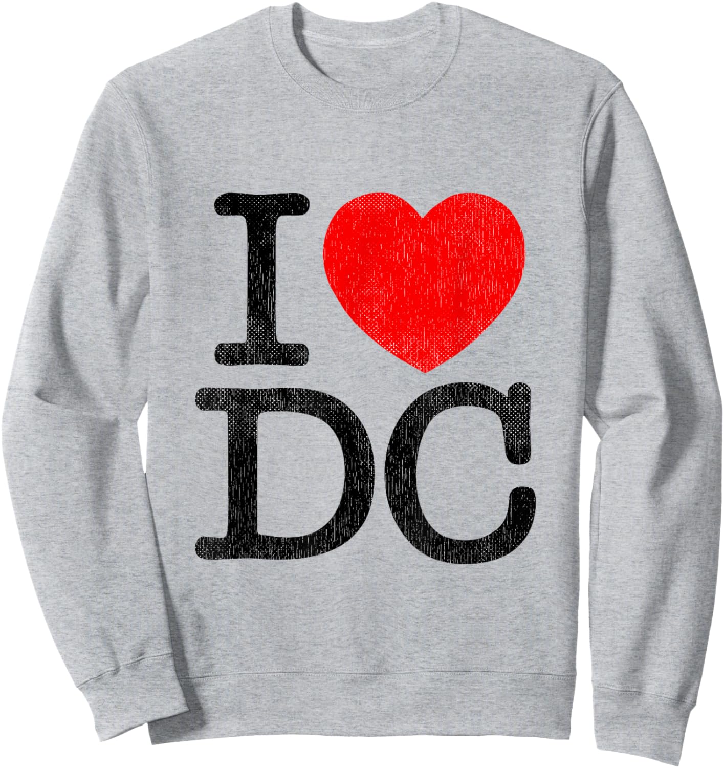 I Love DC Souvenir Washington Outfit I Heart DC Sweatshirt - Sweatshirt | Ash