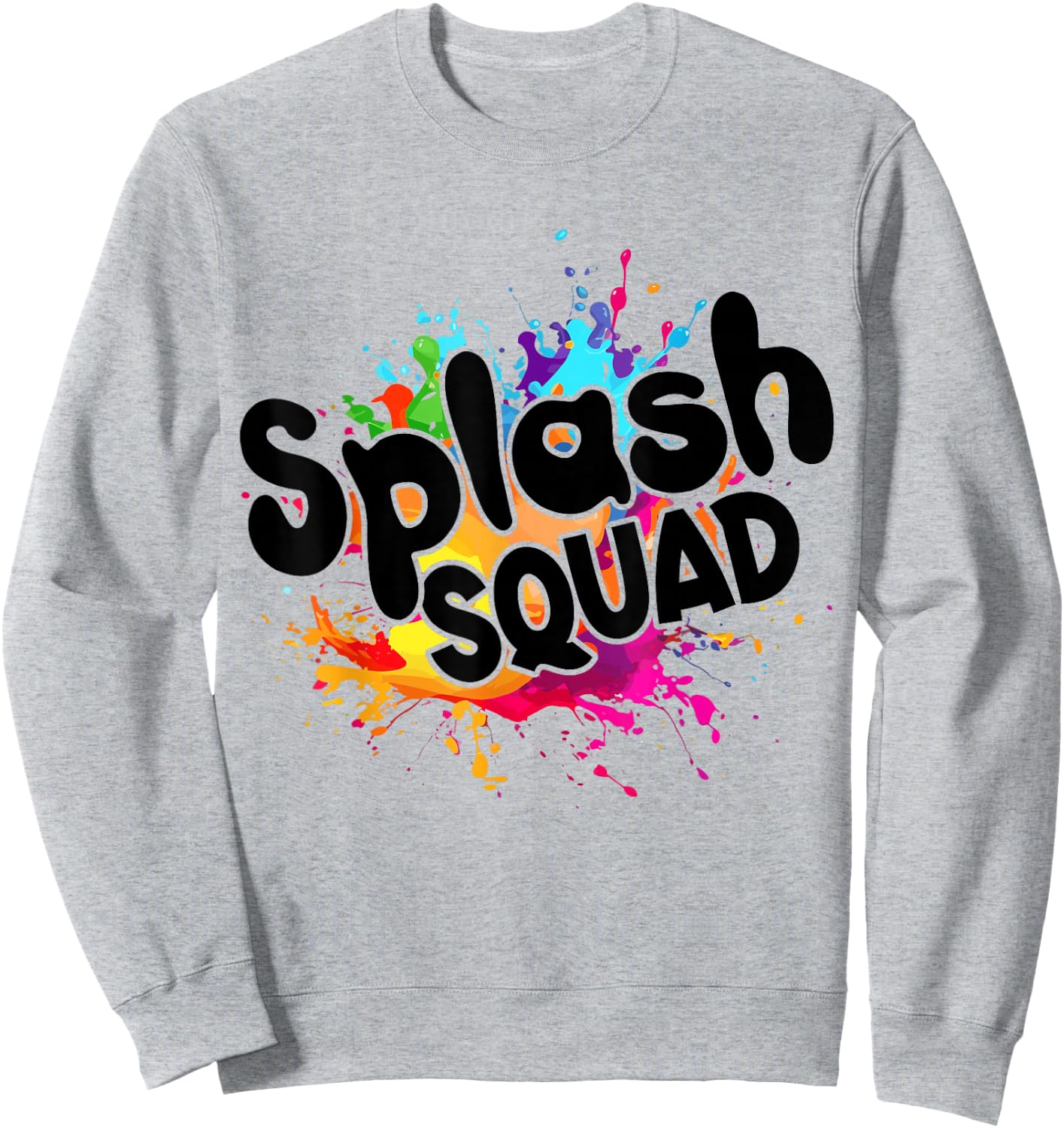 Waterpark Beach Birthday Decoration Splash Squad Sweatshirt - Sweatshirt | Ash