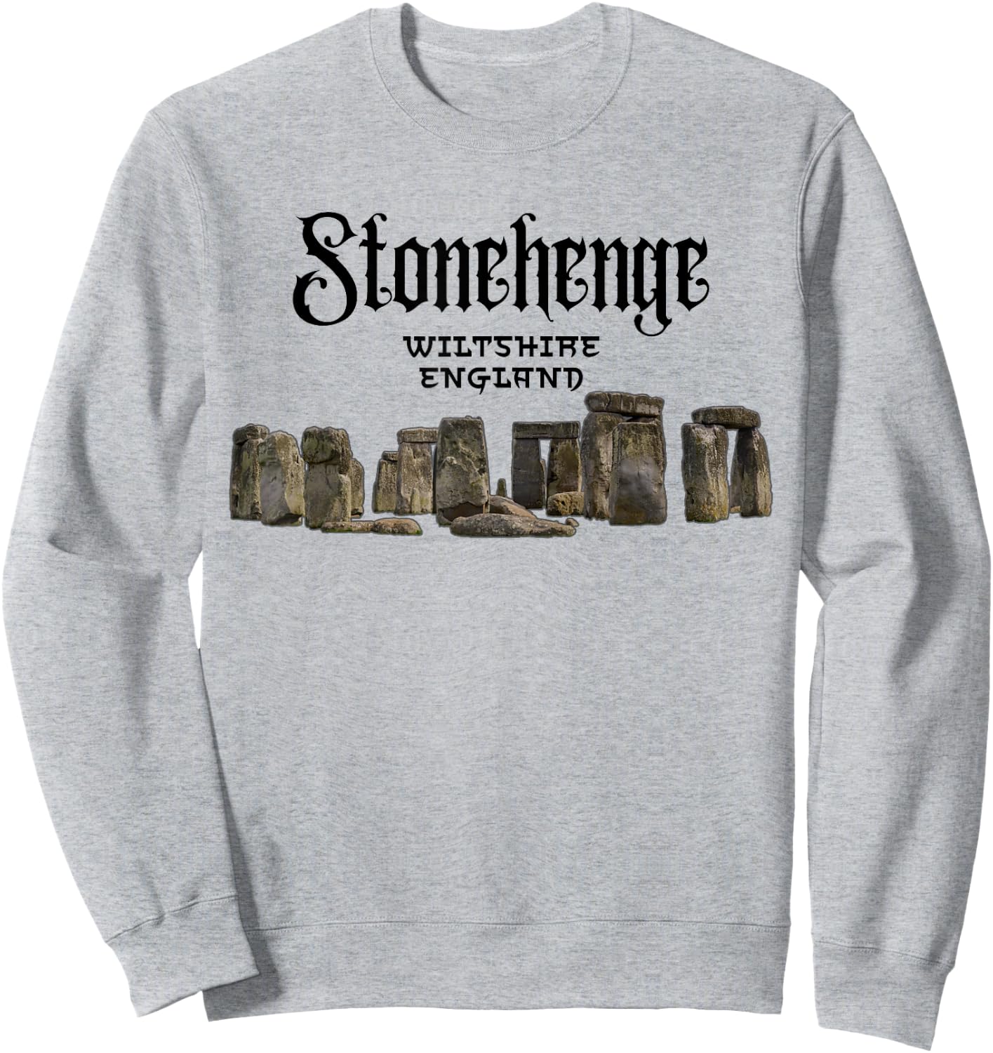 Stonehenge England Souvenir Stonehenge Sweatshirt - Sweatshirt | Ash