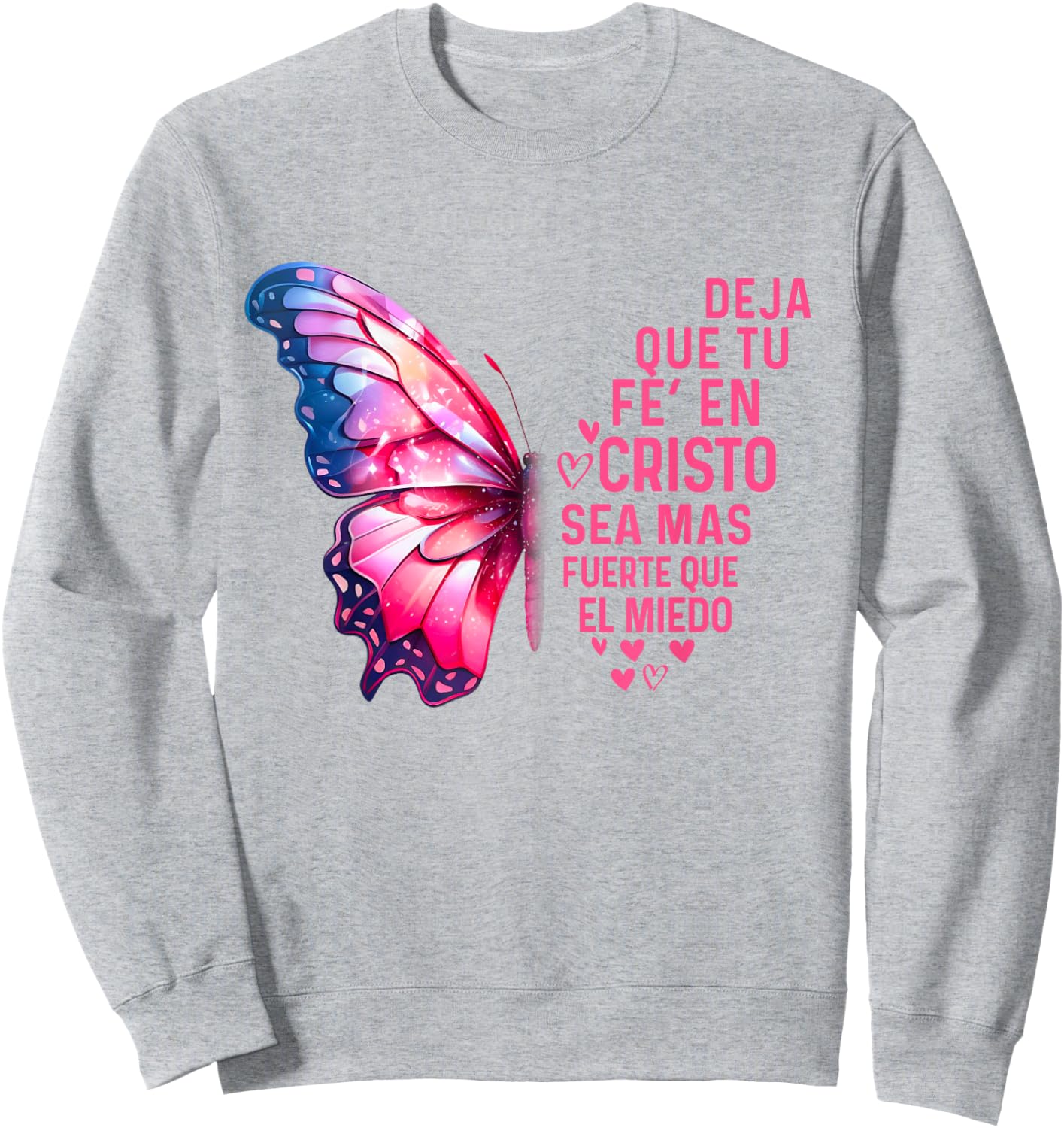 Camiseta Cristiana Para Mujer En Espanol Spanish Cristiano Sweatshirt - Sweatshirt | Ash