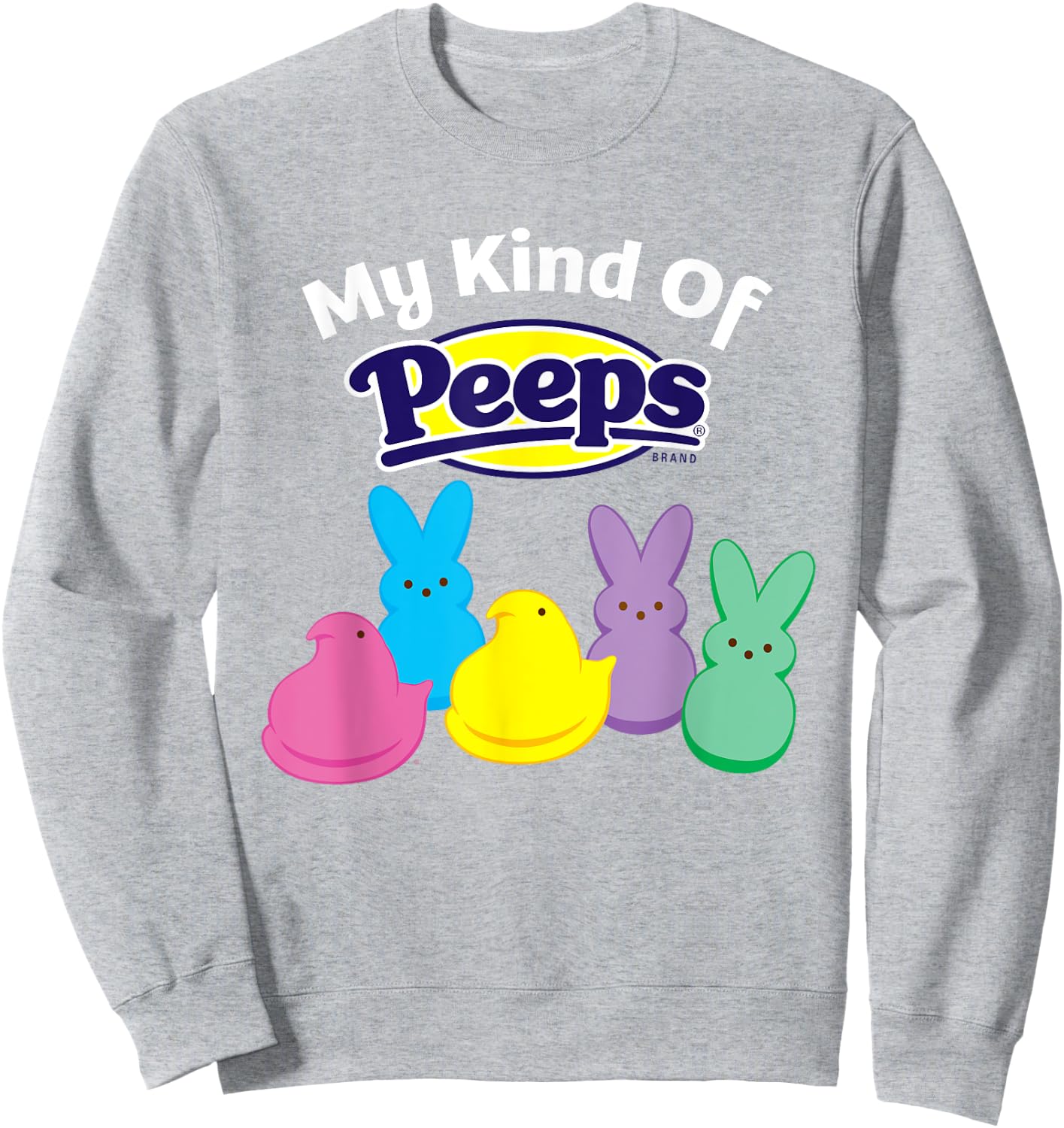 Peeps Easter My Kind Of Peeps Sweatshirt - Sweatshirt | Ash
