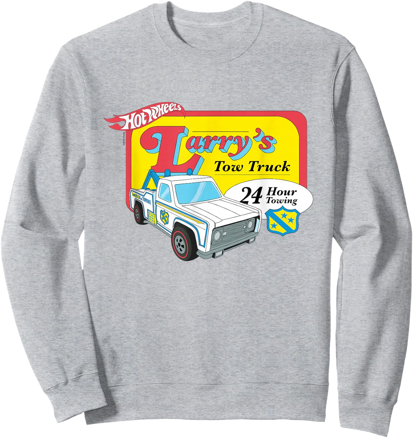Hot Wheels Larry's Tow Truck Sweatshirt - Sweatshirt | Ash