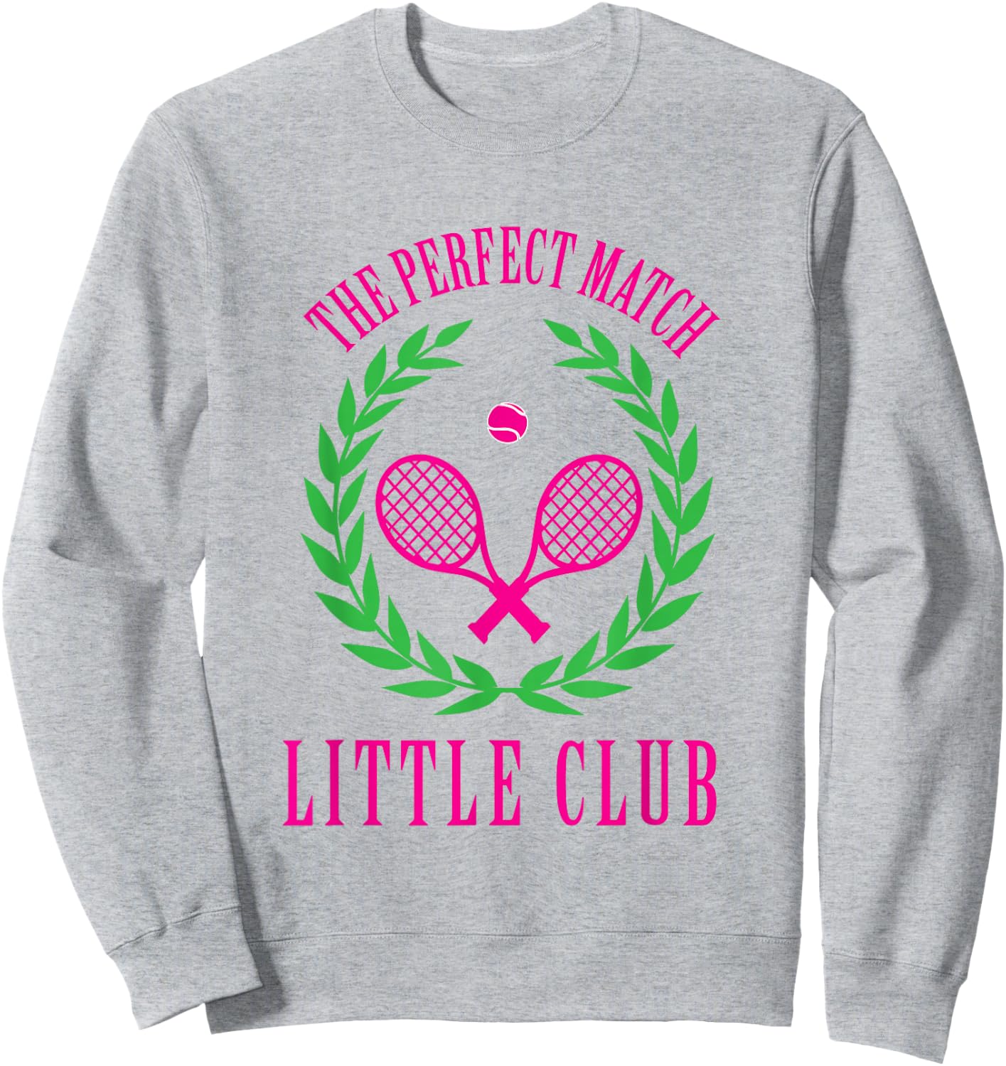 Tennis Match Club Little / G Big Sorority Reveal Sweatshirt - Sweatshirt | Ash