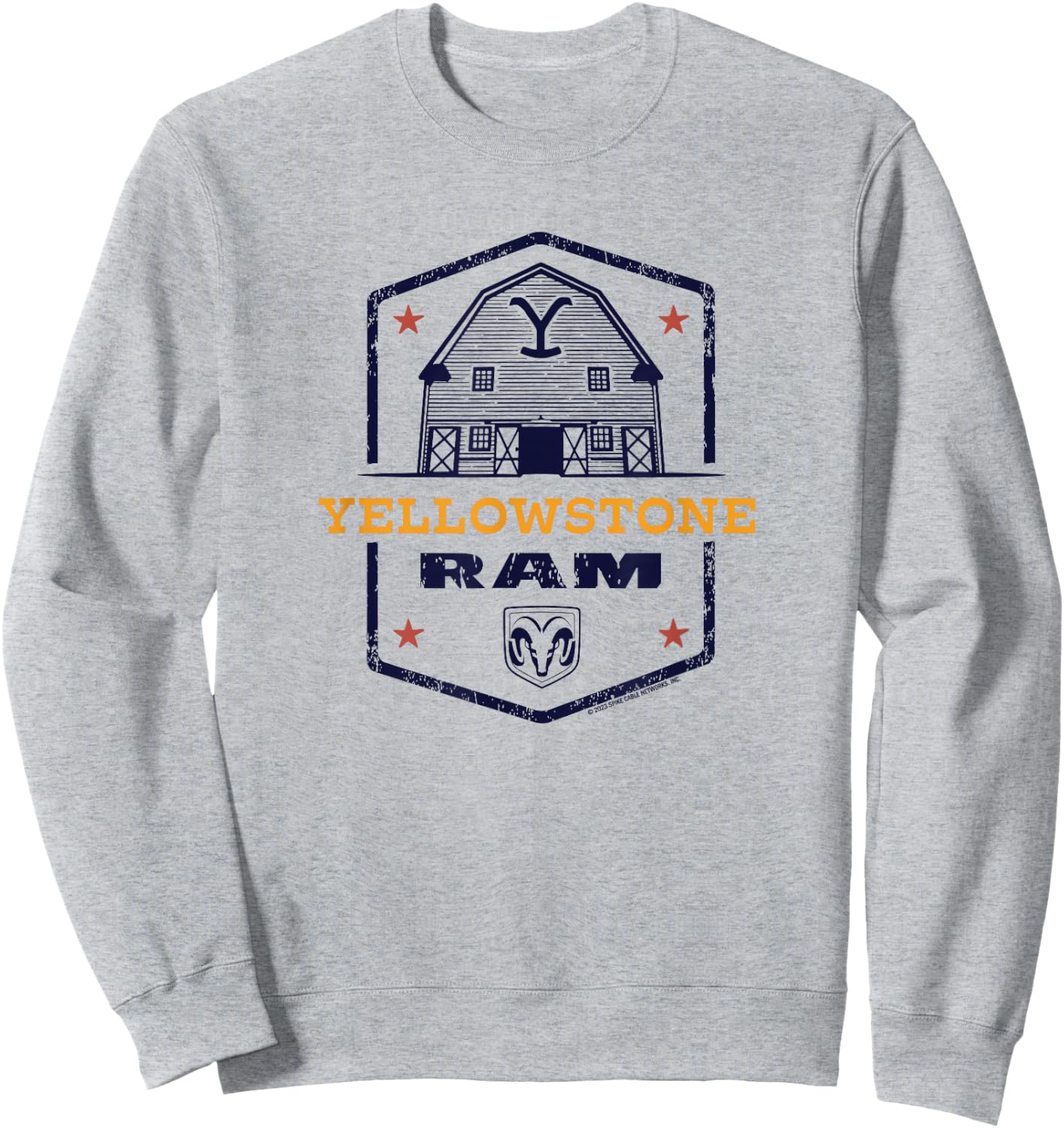 Yellowstone x Ram Trucks Barn Sweatshirt - Sweatshirt | Ash