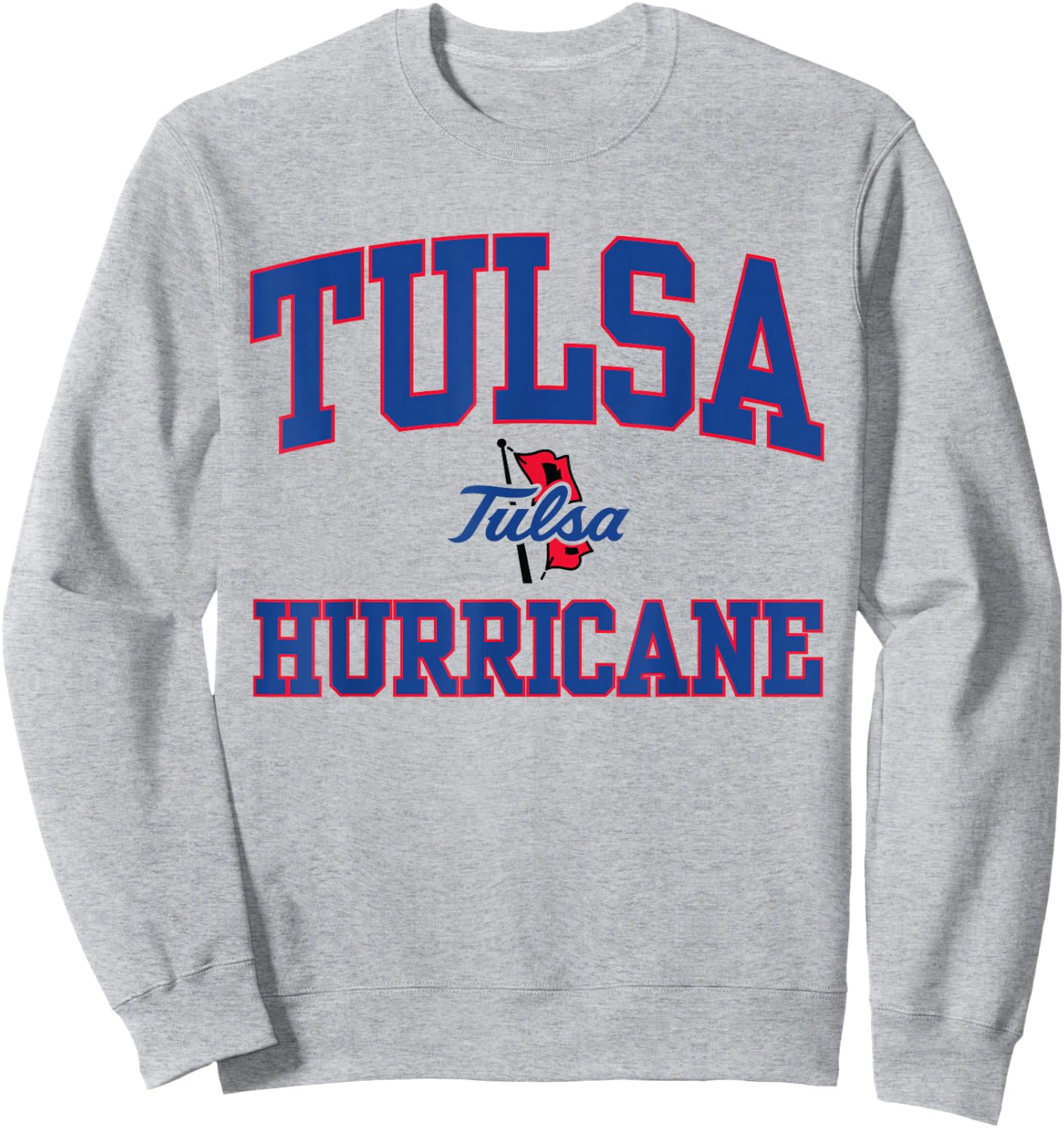 Tulsa Golden Hurricane | Official NCAA Merch | NCAFTUL05 Sweatshirt - Sweatshirt | Ash