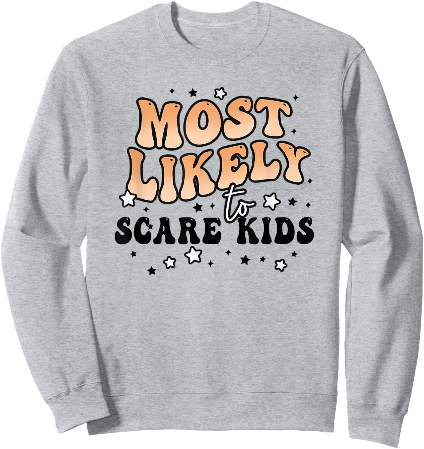 Most Likely To Scare Kids Matching Halloween Group Costumes Sweatshirt - Sweatshirt | Ash