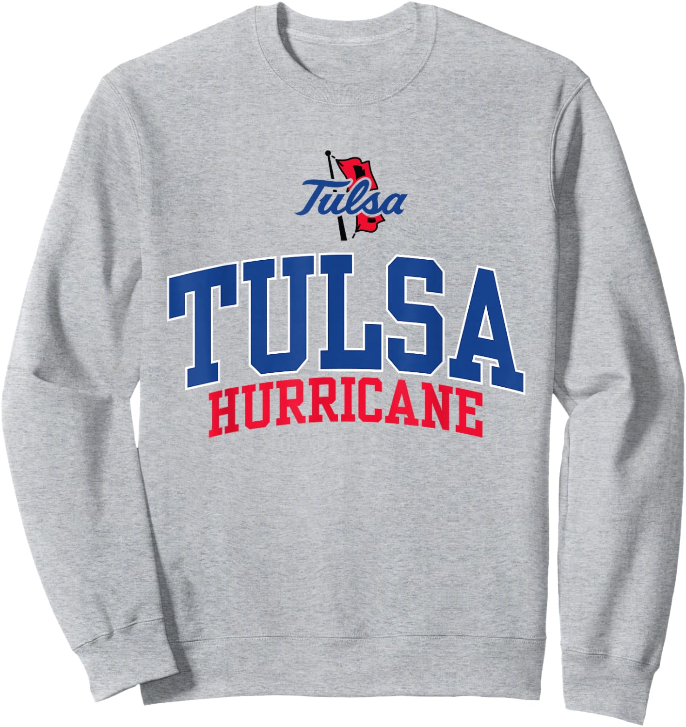 Tulsa Golden Hurricane | Official NCAA Merch | NCAFTUL04 Sweatshirt - Sweatshirt | Ash