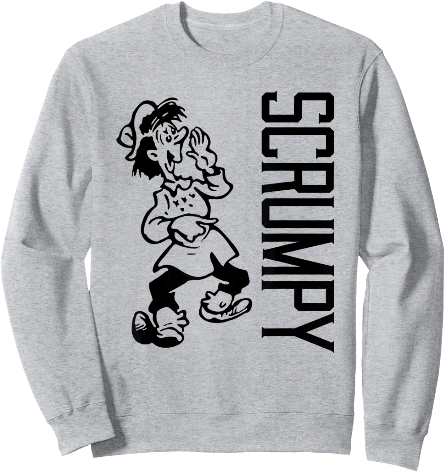 Funny Scrumpy Cider Drinker - Yokel pointing to Scrumpy Sweatshirt - Sweatshirt | Ash