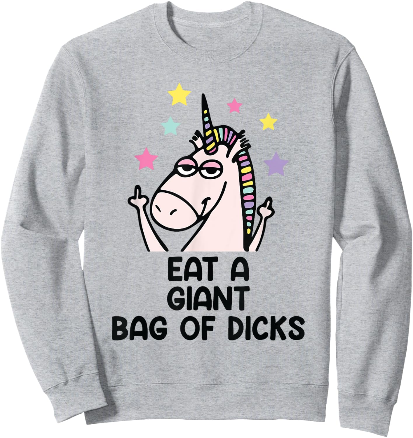 Eat a giant bag of tails unicorn Sweatshirt - Sweatshirt | Ash
