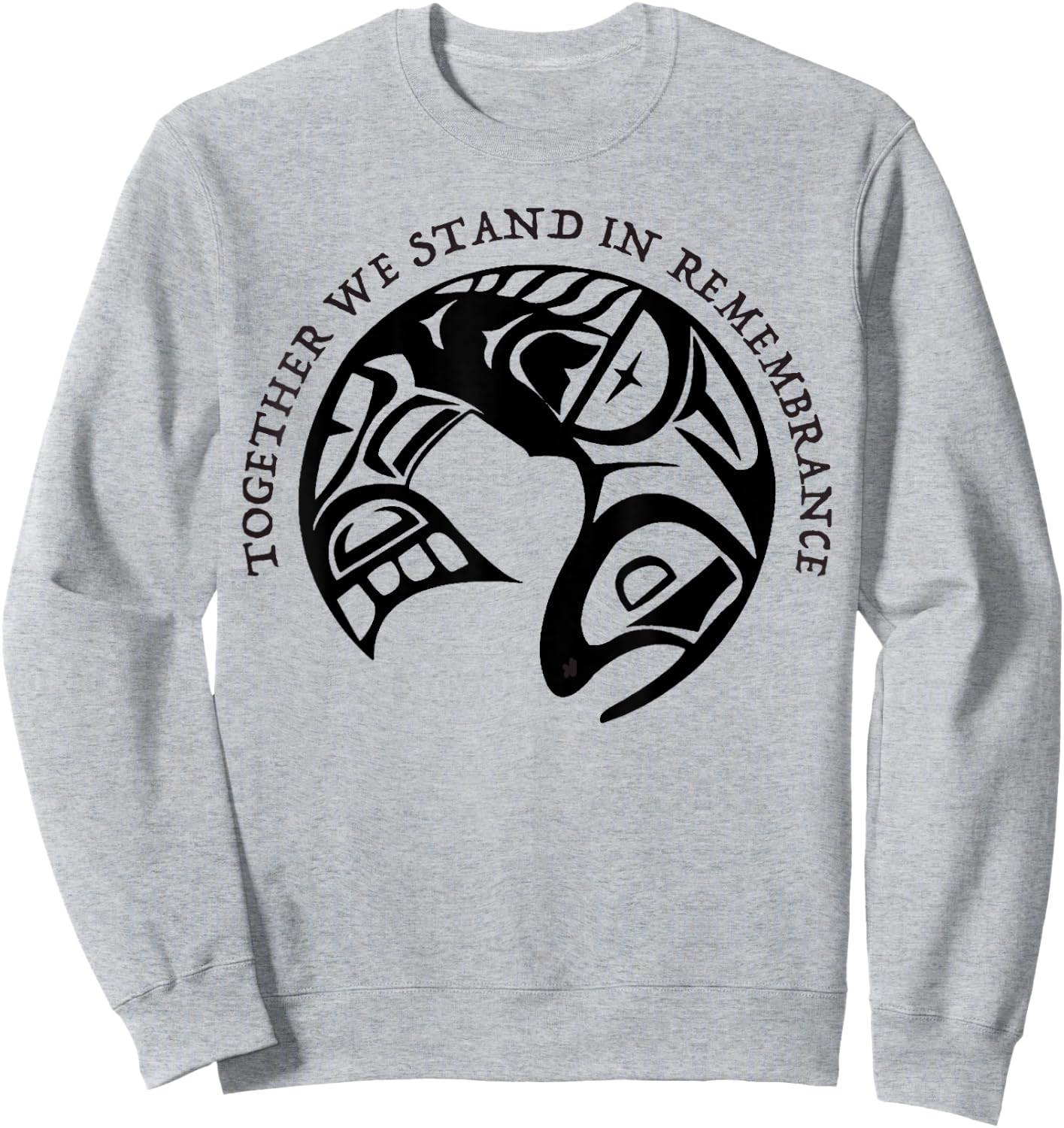 Orange Unity Day: Native American Every Child Sweatshirt - Sweatshirt | Ash