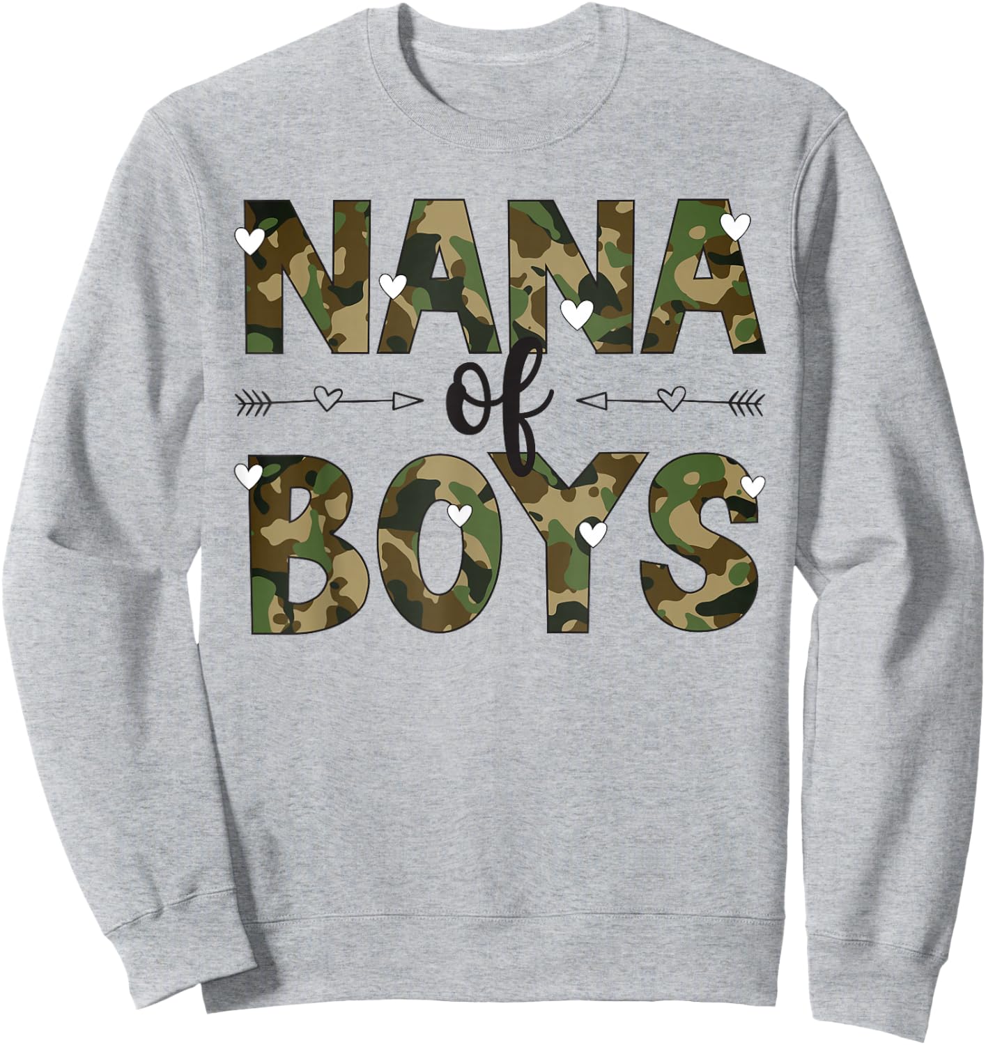 Nana Of Boys Nana Grandma Boy Nana Sweatshirt - Sweatshirt | Ash