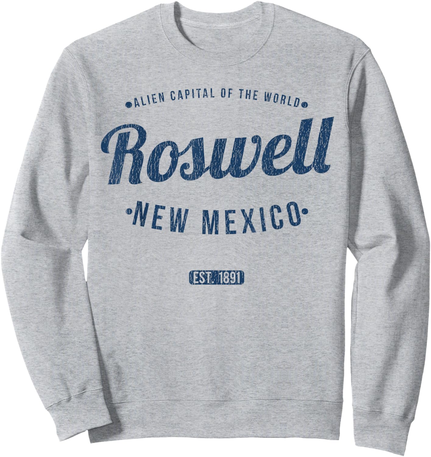 Roswell New Mexico Vintage Travel Souvenir Roswell Sweatshirt - Sweatshirt | Ash
