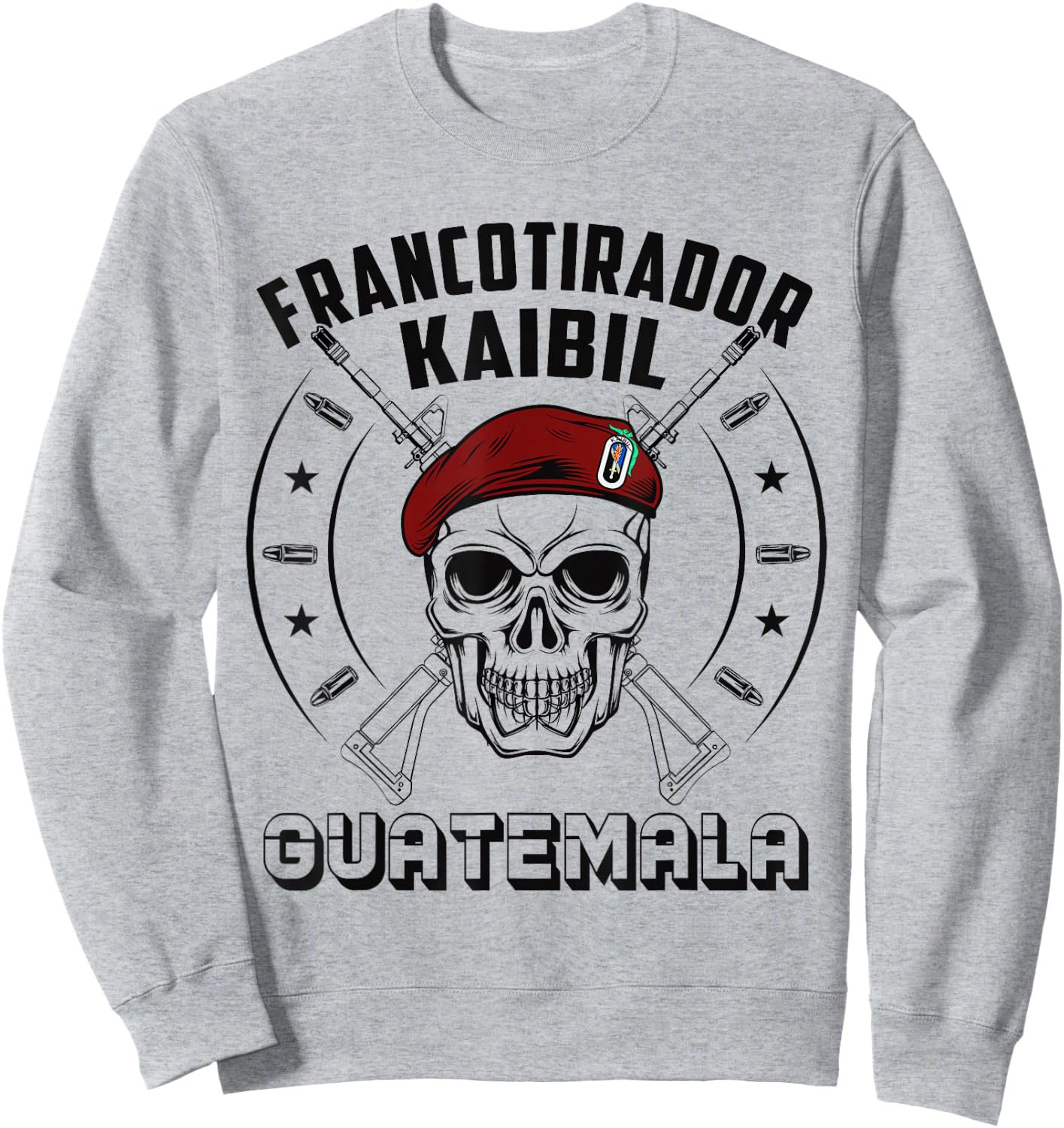 Francotirador Kaibil Guatemala Fuerzas Especiales Sweatshirt - Sweatshirt | Ash