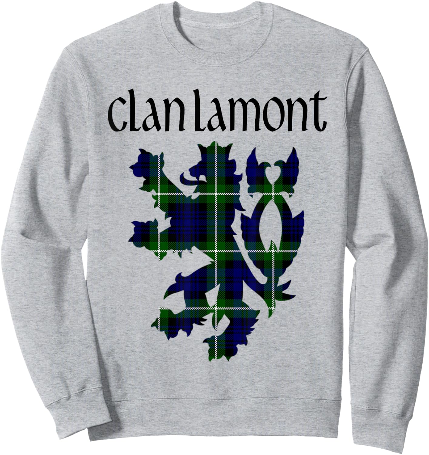 Clan Lamont Tartan Scottish Family Name Scotland Pride Sweatshirt - Sweatshirt | Ash