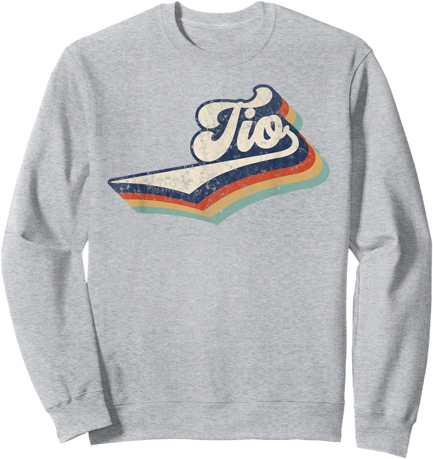 Retro Cute Tio Best Tio Ever Birthday Idea Sweatshirt - Sweatshirt | Ash
