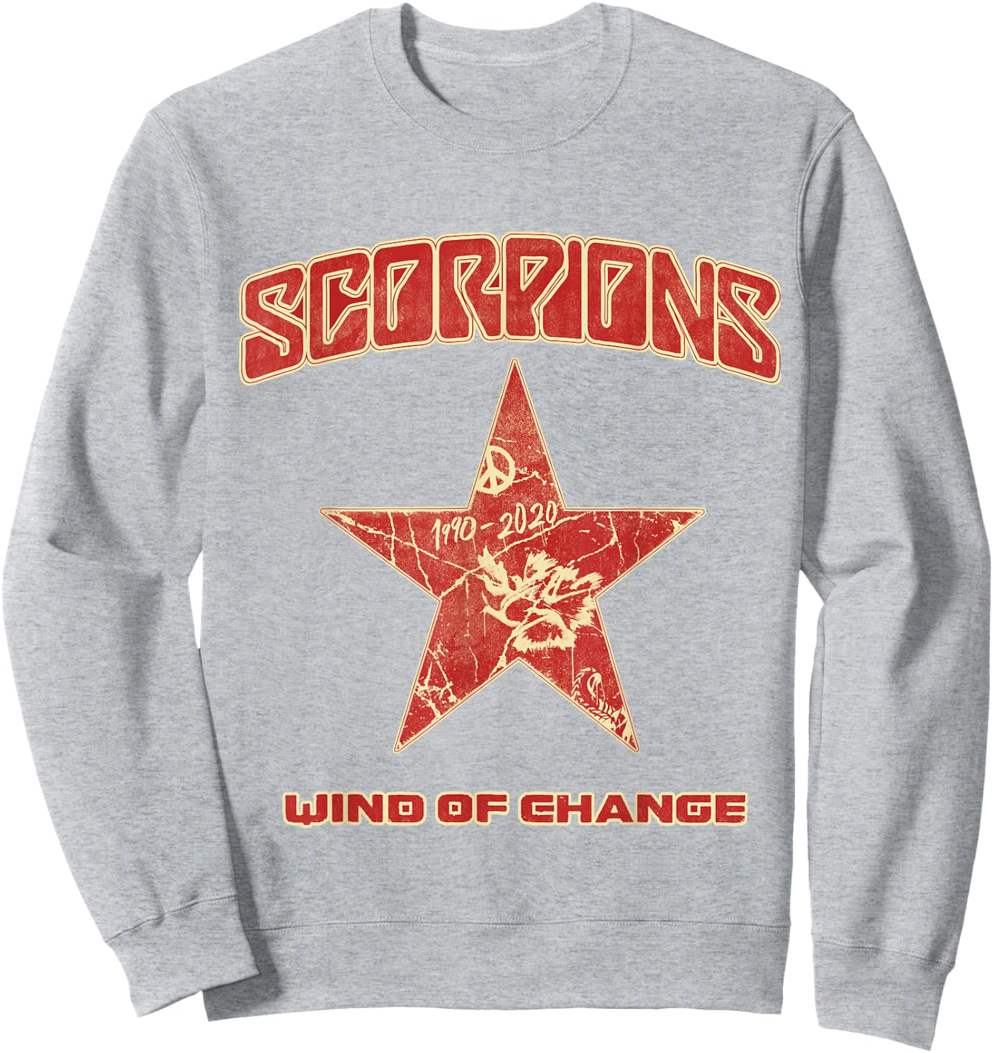 Official Scorpions Wind of Change Sweatshirt - Sweatshirt | Ash